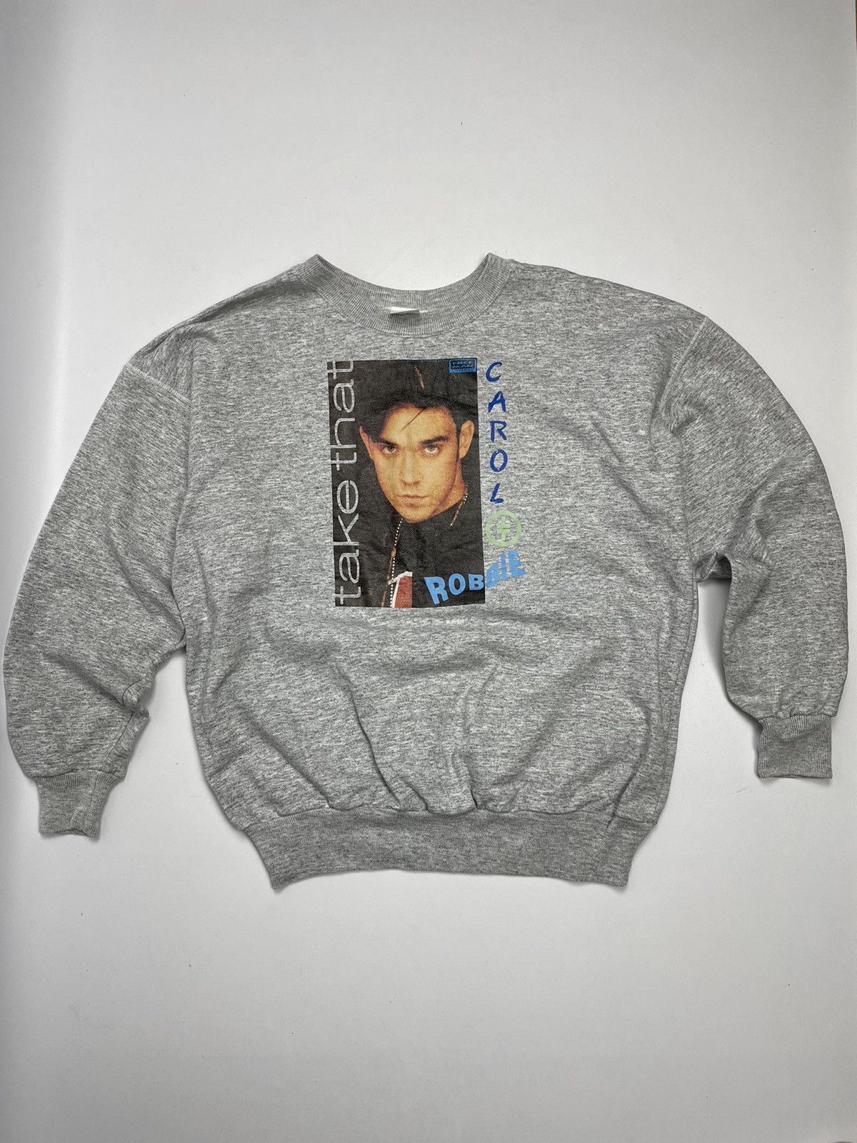 Band Tees × Vintage Vintage Take That 1993 Carol Robbie Sweatshirt Size US L / EU 52-54 / 3 - 1 Thumbnail