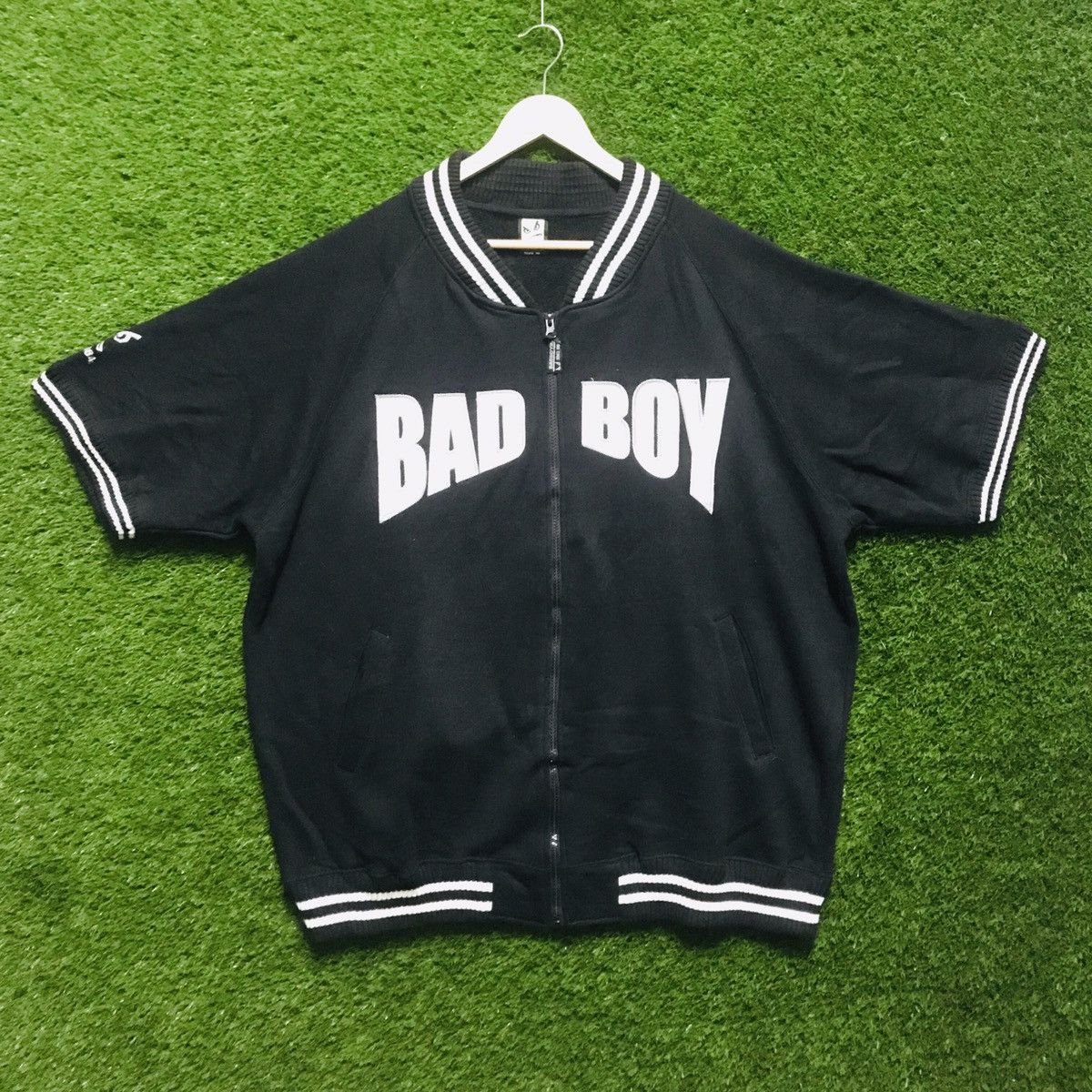 Vintage Vintage Bad Boy Varsity Jackets Oversized Short Sleeve Grailed
