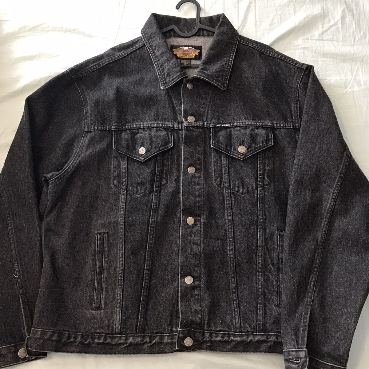 Vintage Harley Davidson denim jacket | Grailed