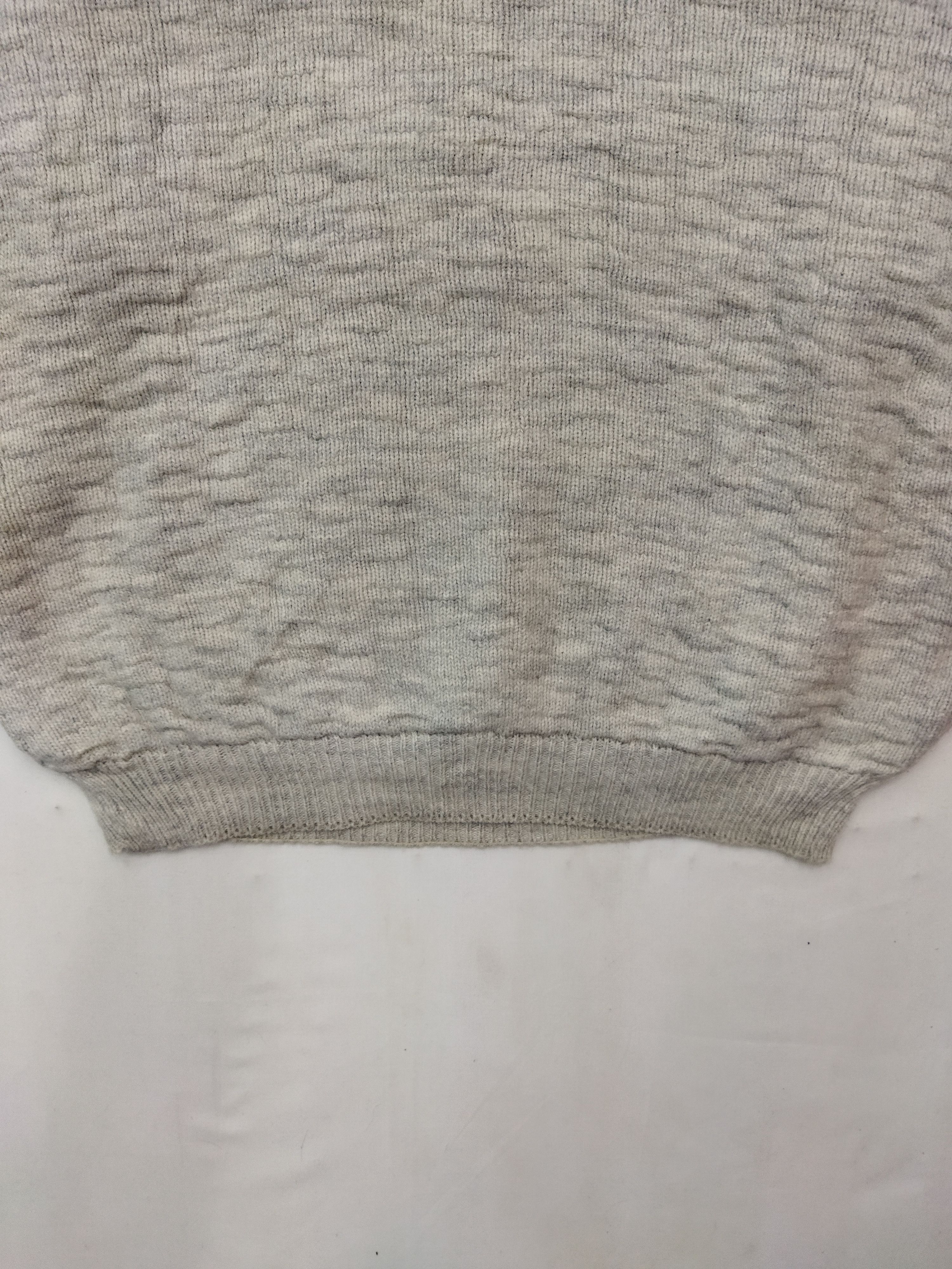 Aran Isles Knitwear × Other Vintage Italian Knitwear Big Logo Size US XL / EU 56 / 4 - 12 Thumbnail