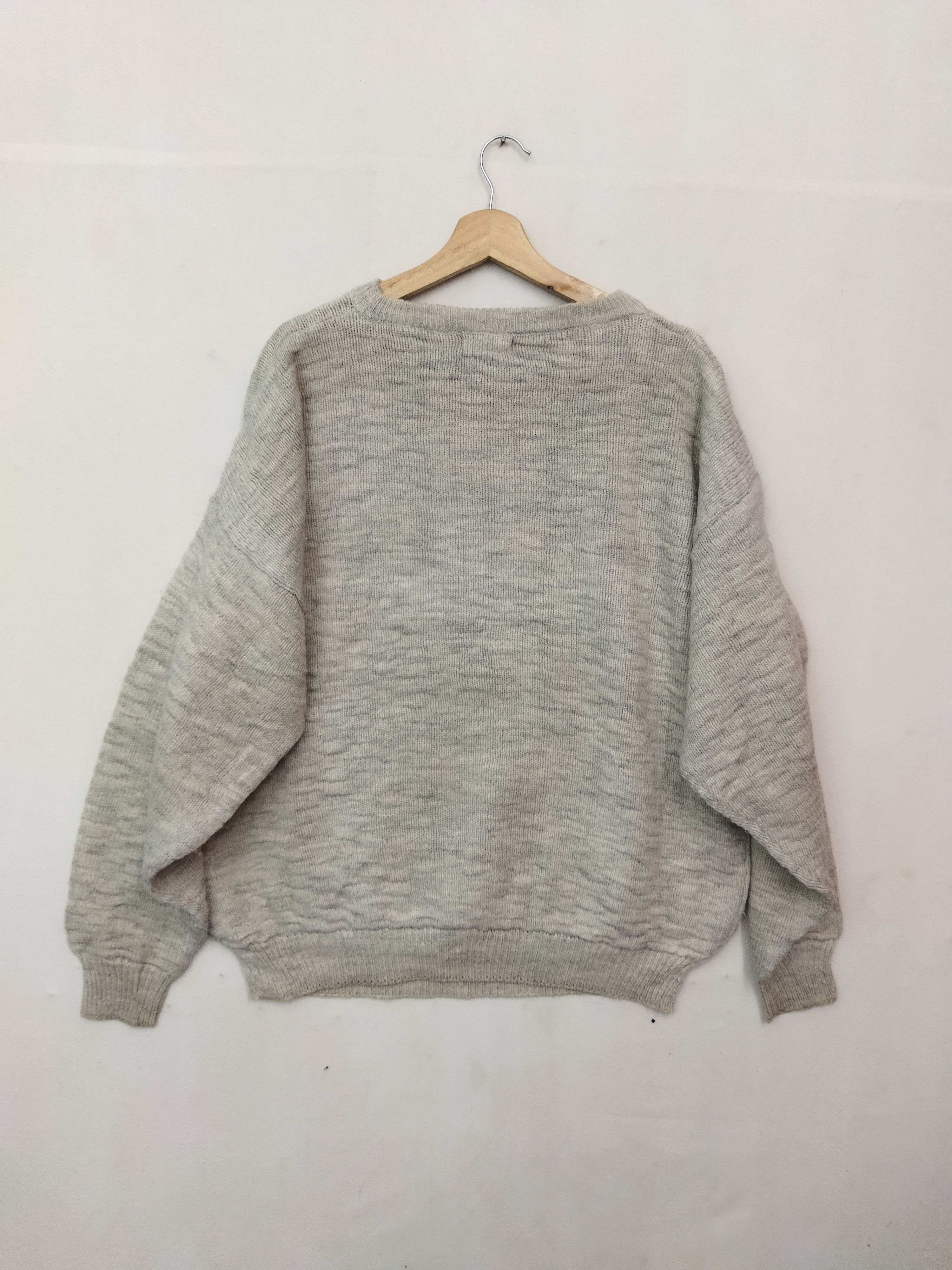 Aran Isles Knitwear × Other Vintage Italian Knitwear Big Logo Size US XL / EU 56 / 4 - 7 Thumbnail
