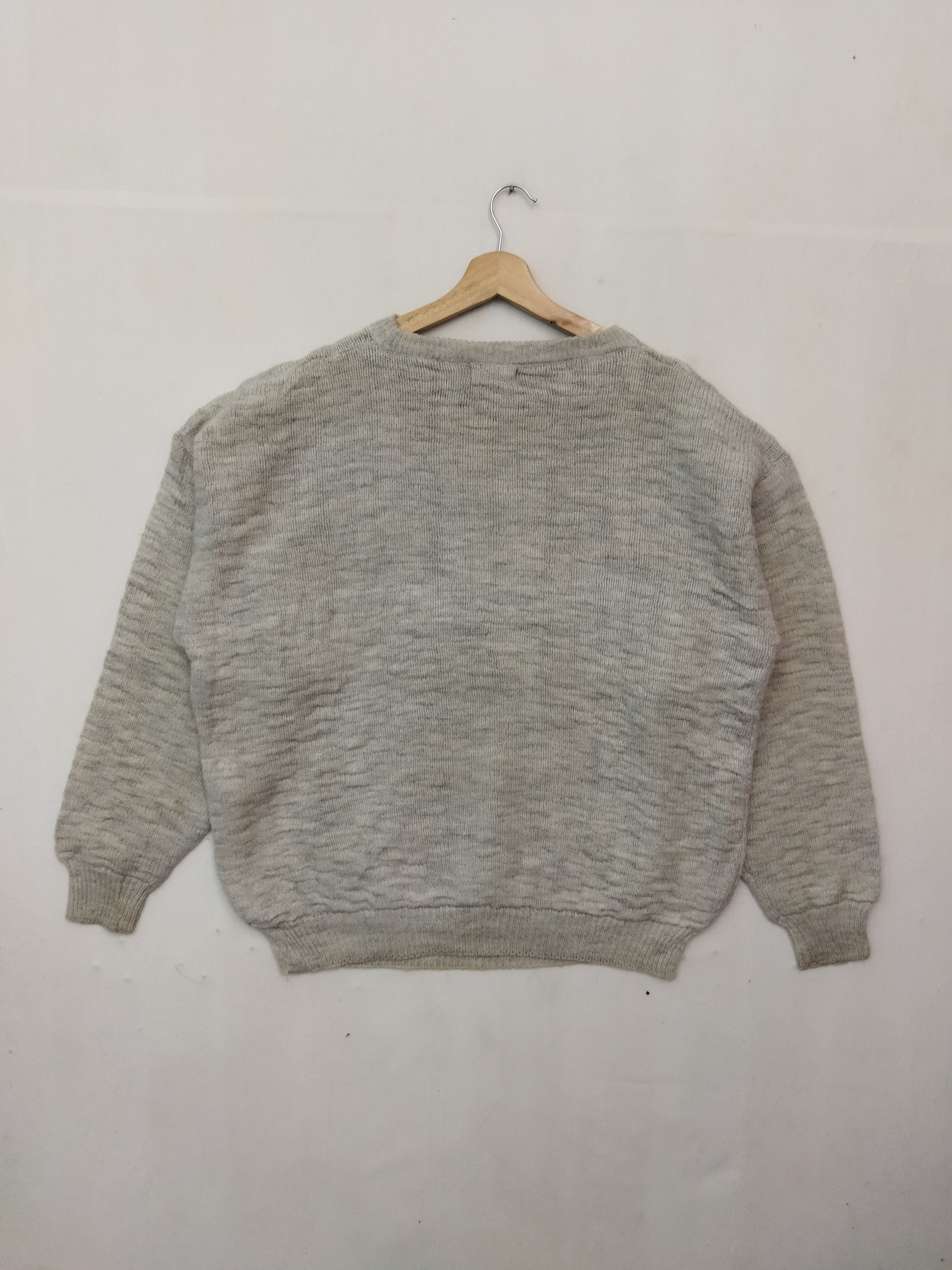Aran Isles Knitwear × Other Vintage Italian Knitwear Big Logo Size US XL / EU 56 / 4 - 8 Thumbnail