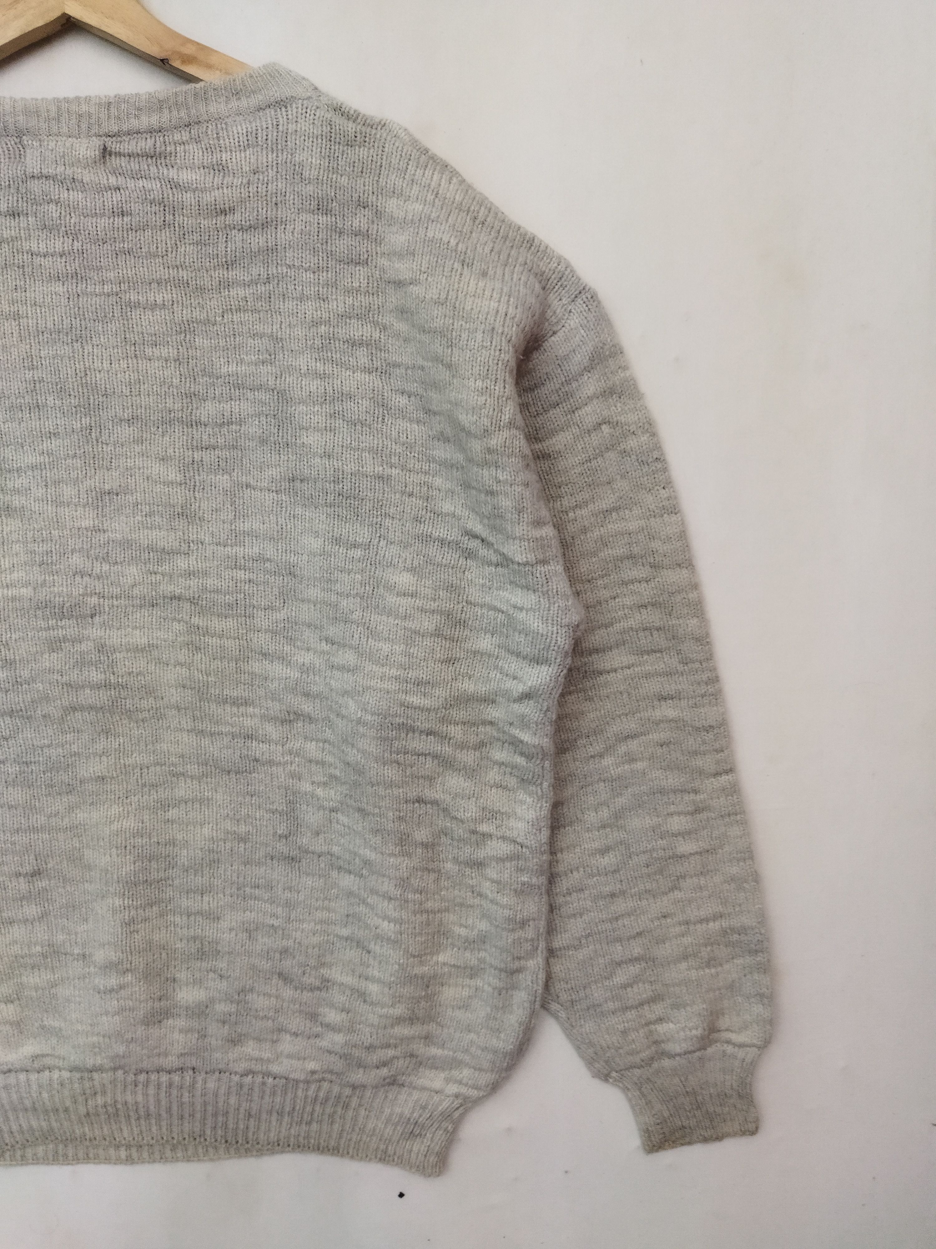 Aran Isles Knitwear × Other Vintage Italian Knitwear Big Logo Size US XL / EU 56 / 4 - 10 Thumbnail