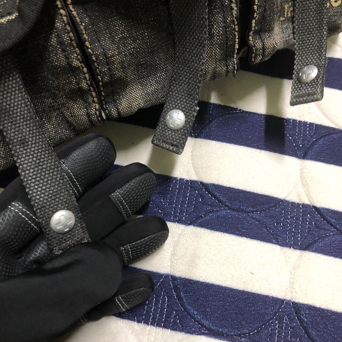 Japanese Brand NEED TO GONE🔥Tough Jeans Military Waist x Fullprint Inside Size ONE SIZE - 15 Thumbnail