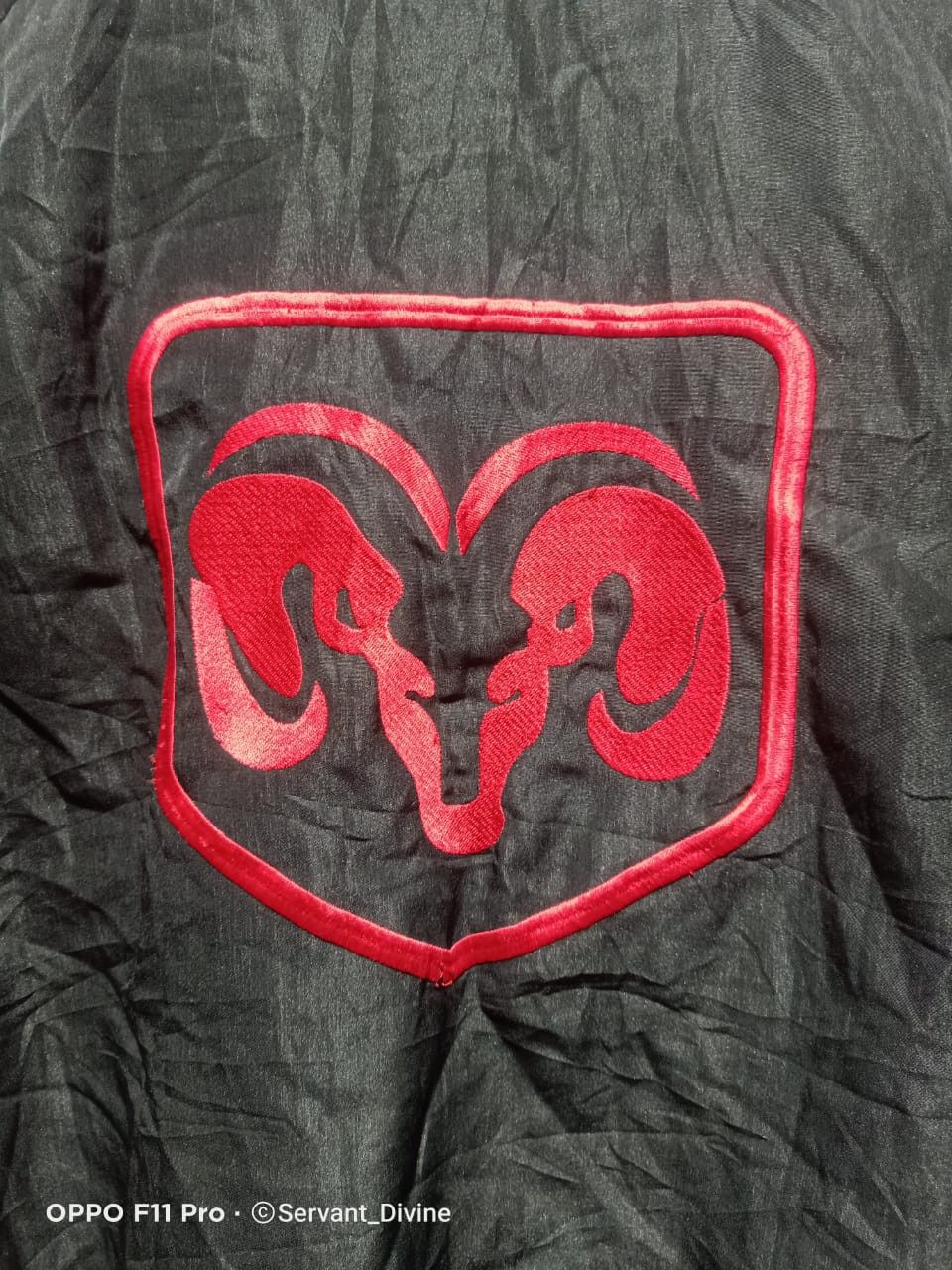 VINTAGE EMBROIDERY DODGE MOTORSPORT ZIPPER JACKET