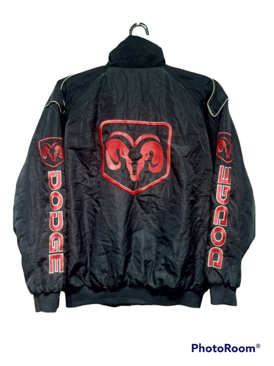 VINTAGE EMBROIDERY DODGE MOTORSPORT ZIPPER JACKET