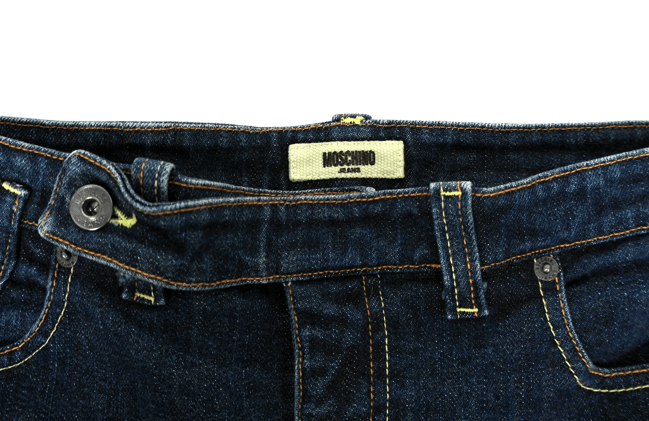 Moschino Moschino Denim Jeans Donna Wide-Leg Woman's Sz 31 Size 31" - 4 Thumbnail