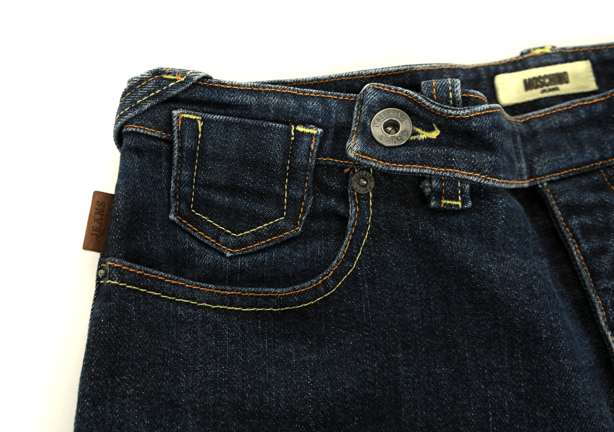 Moschino Moschino Denim Jeans Donna Wide-Leg Woman's Sz 31 Size 31" - 5 Thumbnail