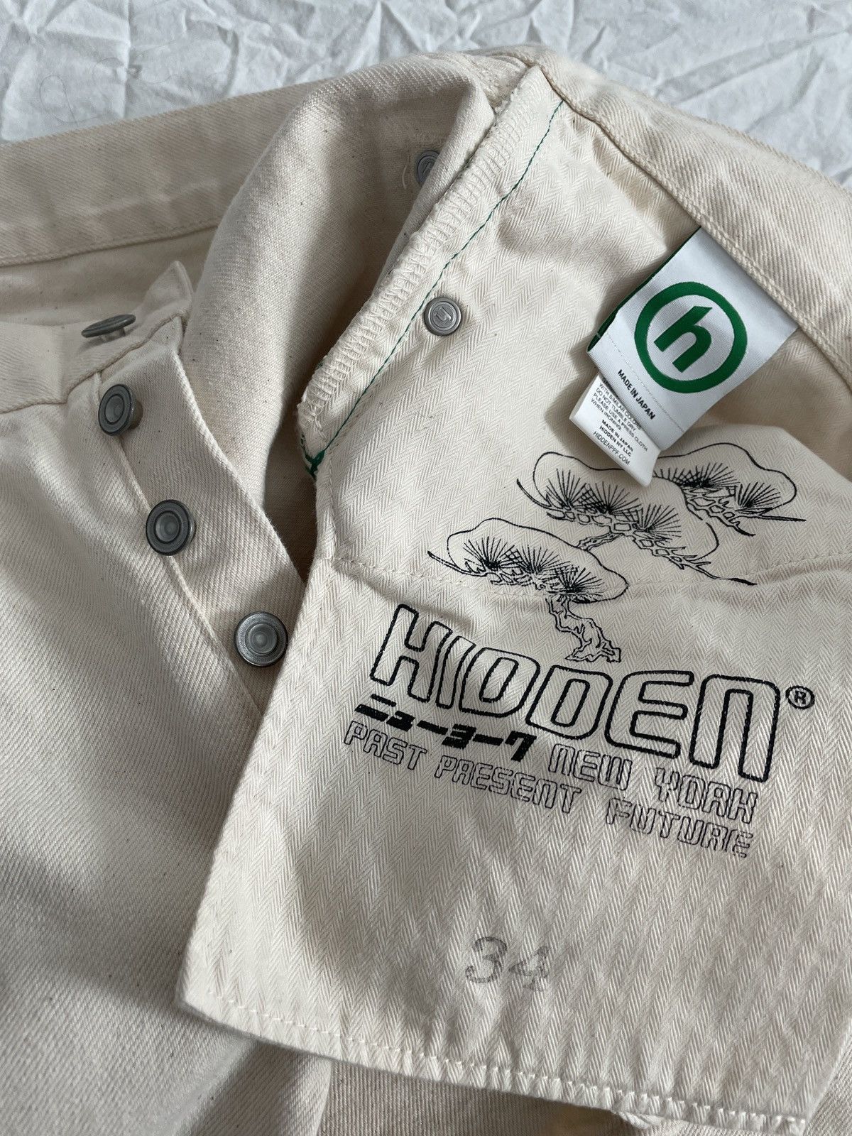 HIDDEN Hidden NY Denim - Crem/Green - 34 Size US 34 / EU 50 - 4 Thumbnail