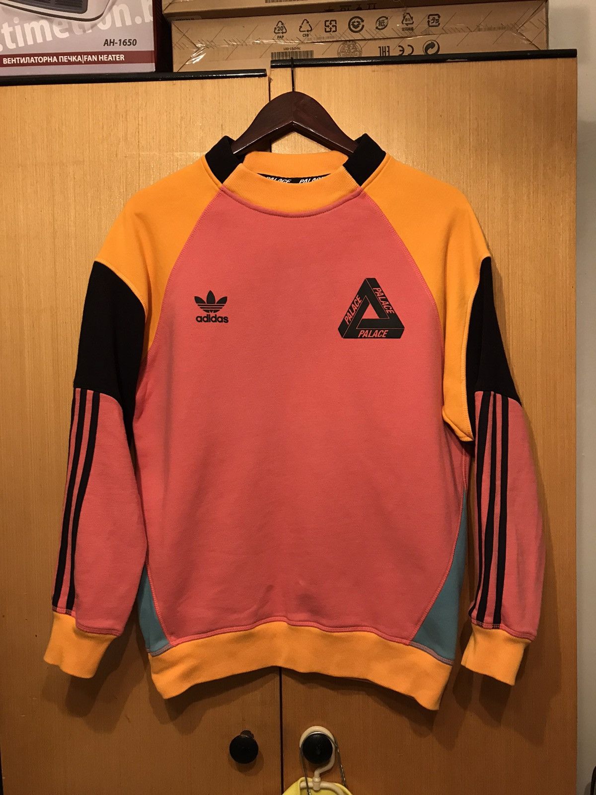 ADIDAS Palace 2017 Loopback Crewneck L - スウェット