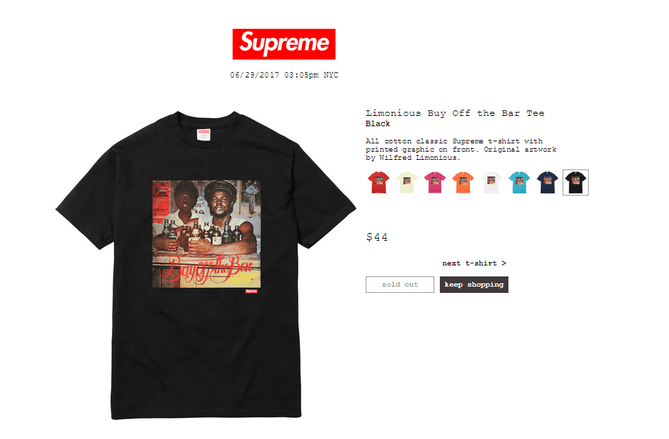 Supreme Supreme Limonious Bay Off The Bar Tee Grailed