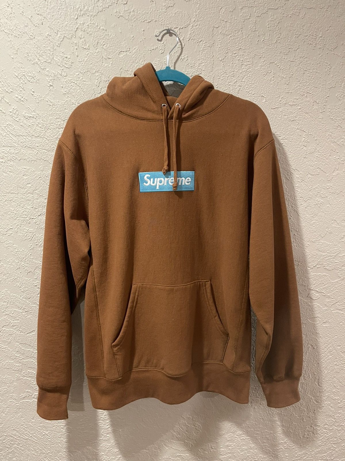 Supreme Box Logo Hooded Sweatshirt (FW17) Rust