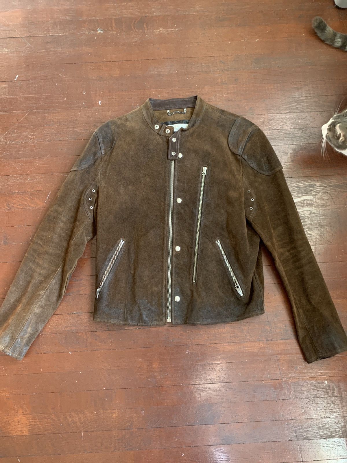 Golden Goose Golden Goose Leather Biker Jacket Size US L / EU 52-54 / 3 - 1 Thumbnail
