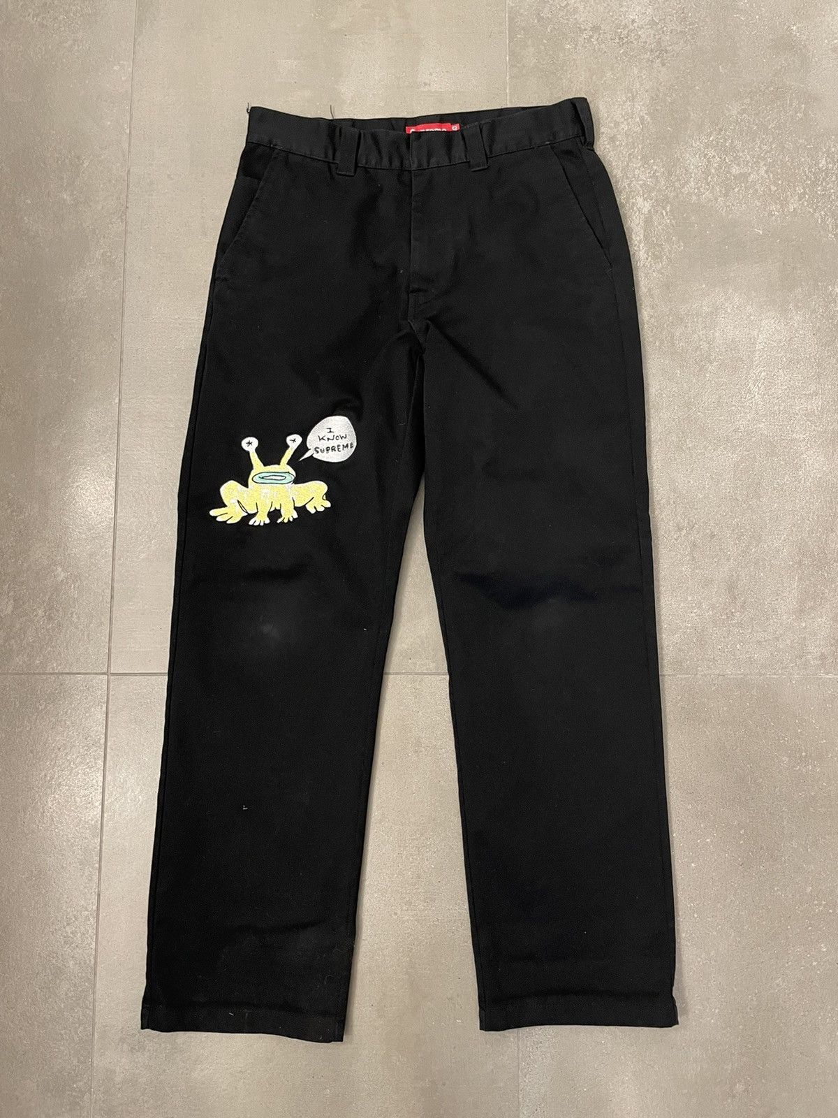 32 Daniel Johnston Embroidered Work Pant-