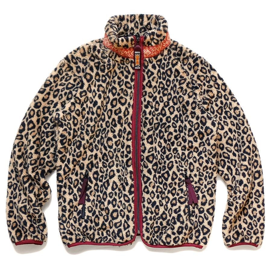 KAPITAL leopard fleece zip up fleece Japan 4 (last drop)