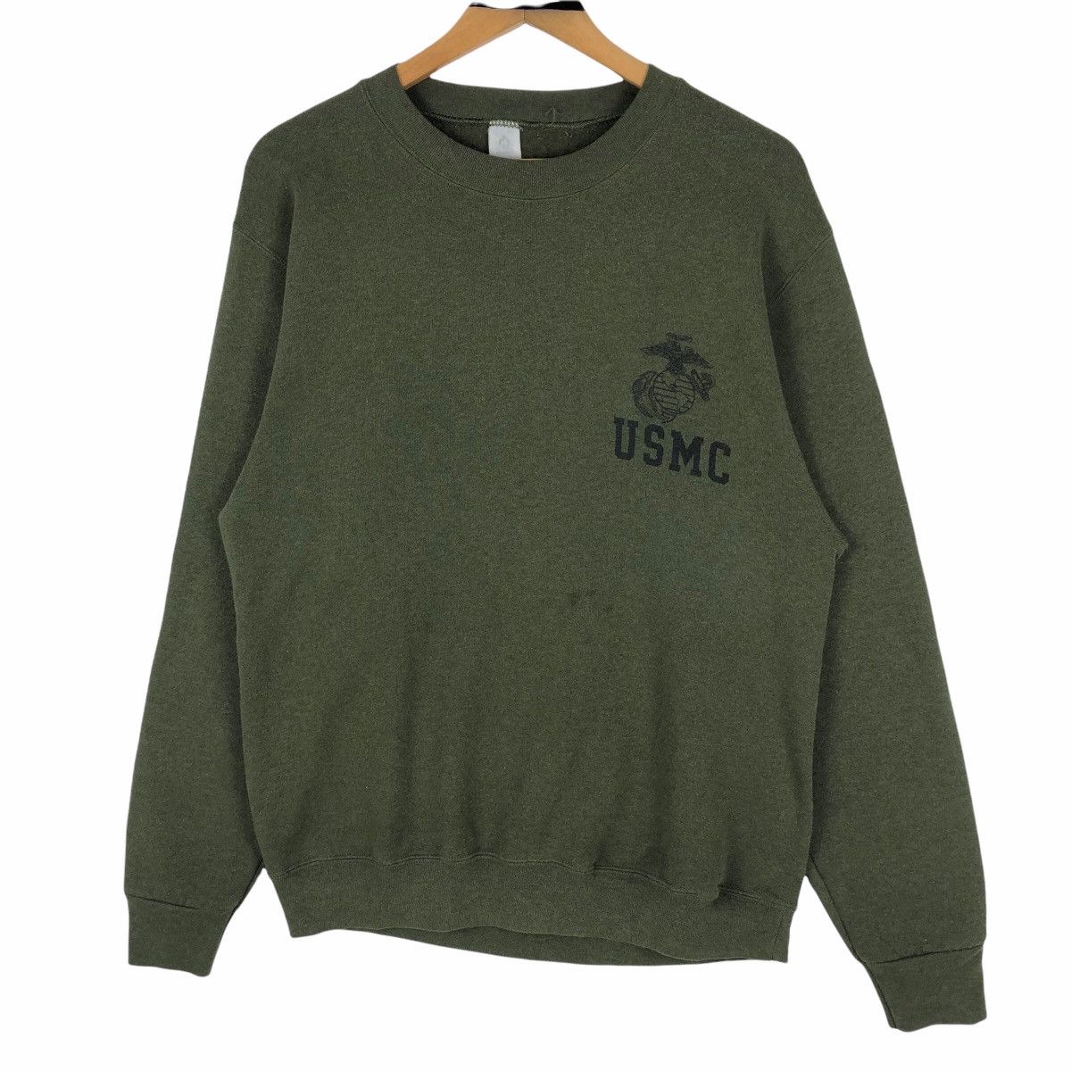 Vintage Vintage United States Marines Corps USMC Sweatshirt Size US S / EU 44-46 / 1 - 1 Thumbnail