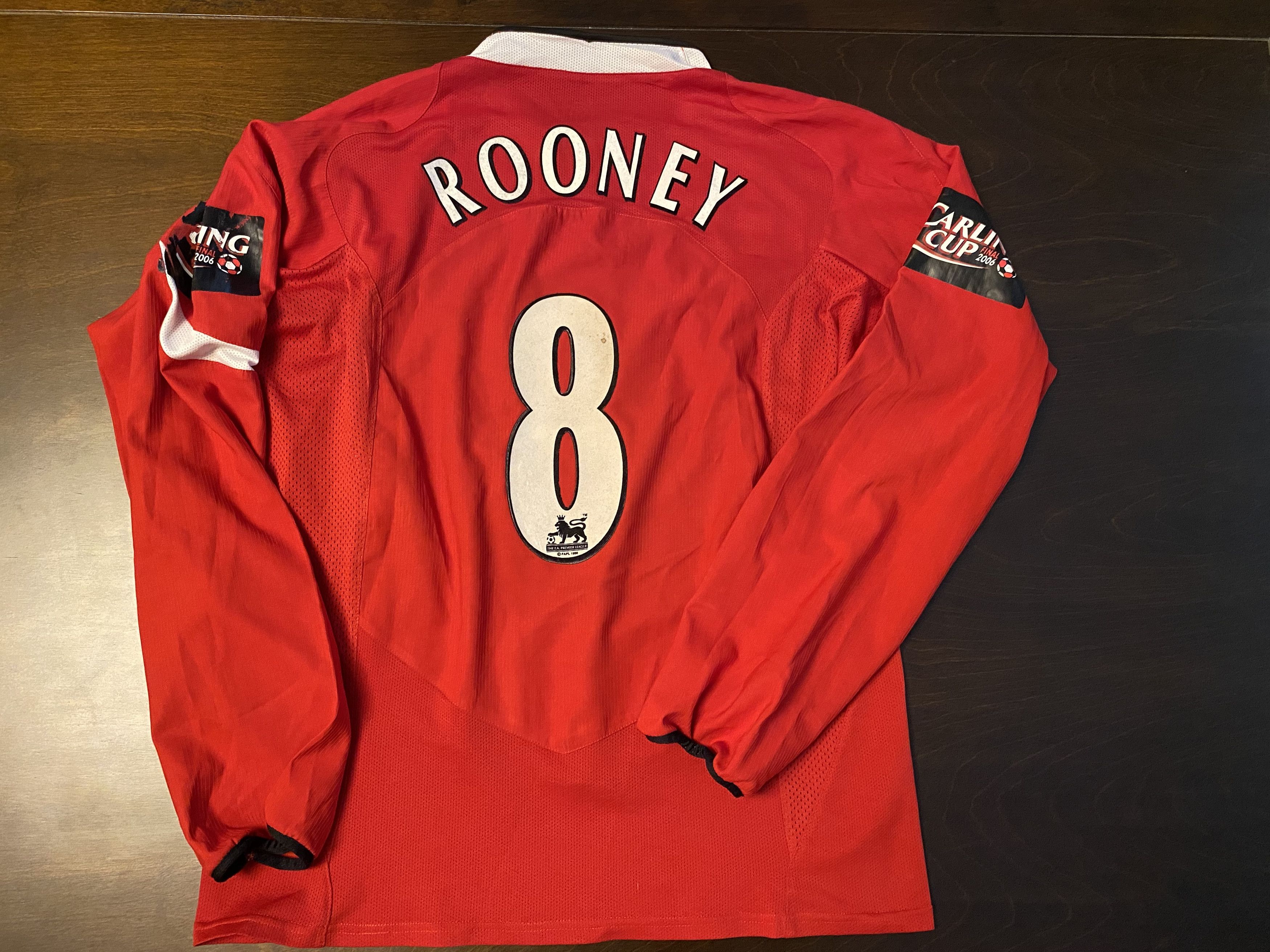 2004-2006 – Manchester United Longsleeves Jersey Rooney