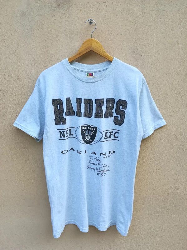 NFL × Vintage Vintage Oakland Raiders NFL Signature by Gregory Westbrooks Size US M / EU 48-50 / 2 - 1 Thumbnail