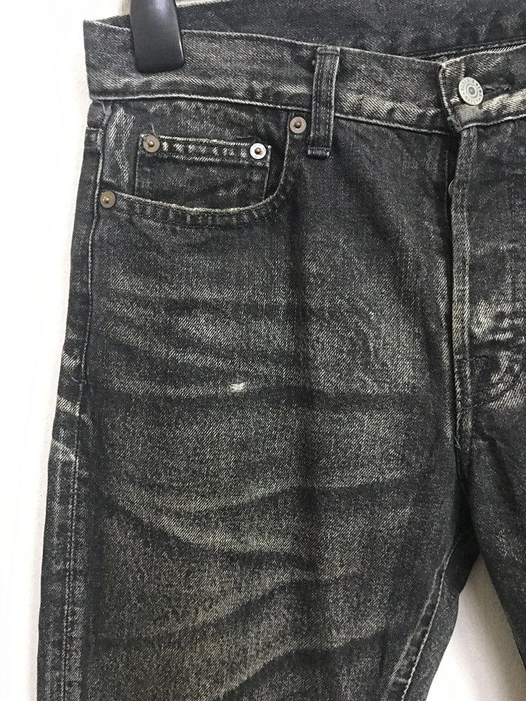 United Arrows UNITED ARROWS x TABLOID NEWS Distressed Charcoal Wash Denim Size US 31 - 1 Thumbnail