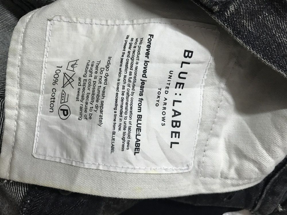 United Arrows UNITED ARROWS x TABLOID NEWS Distressed Charcoal Wash Denim Size US 31 - 21 Thumbnail