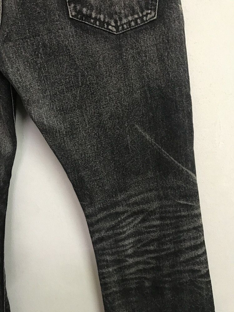 United Arrows UNITED ARROWS x TABLOID NEWS Distressed Charcoal Wash Denim Size US 31 - 16 Thumbnail