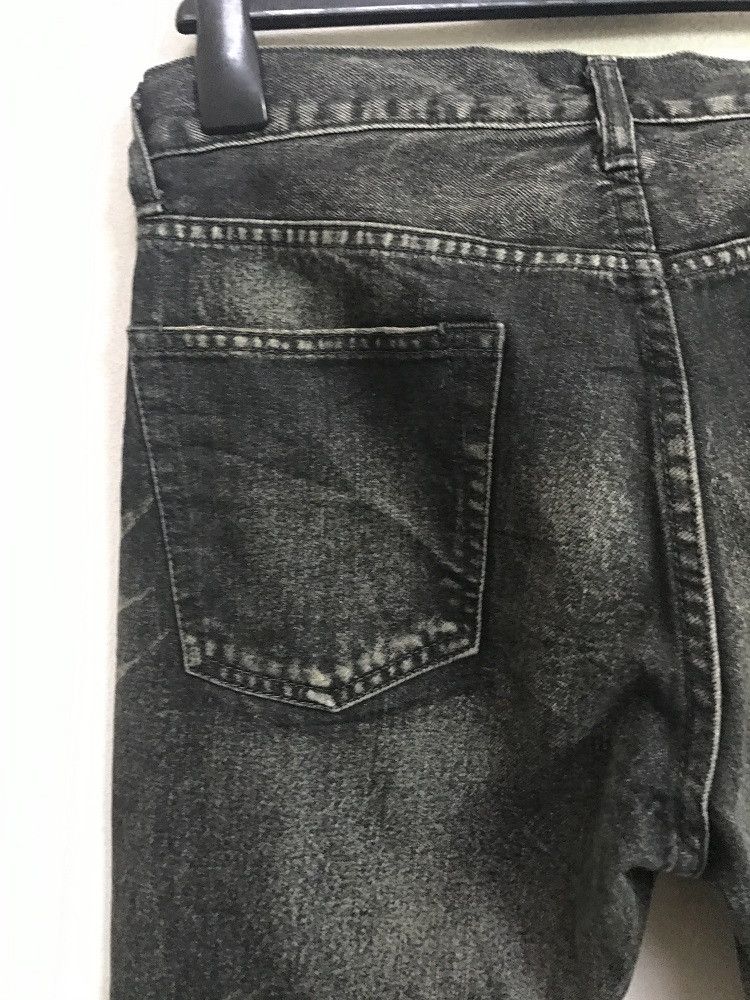 United Arrows UNITED ARROWS x TABLOID NEWS Distressed Charcoal Wash Denim Size US 31 - 13 Thumbnail