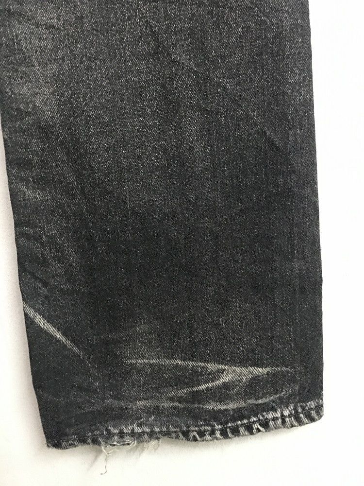 United Arrows UNITED ARROWS x TABLOID NEWS Distressed Charcoal Wash Denim Size US 31 - 20 Thumbnail