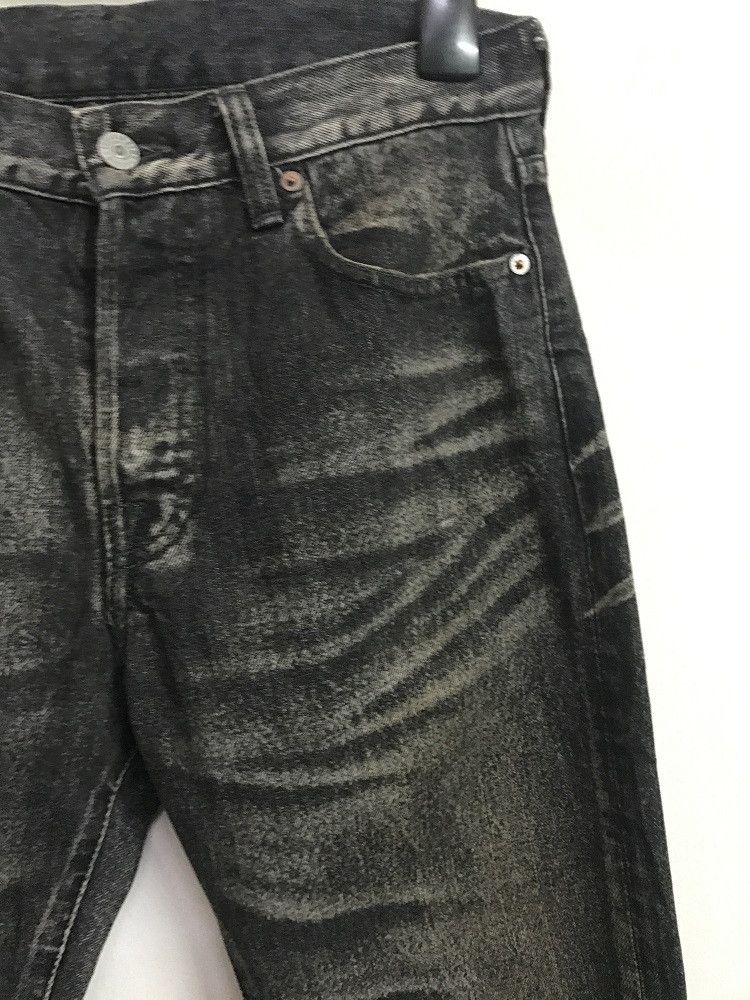 United Arrows UNITED ARROWS x TABLOID NEWS Distressed Charcoal Wash Denim Size US 31 - 3 Thumbnail