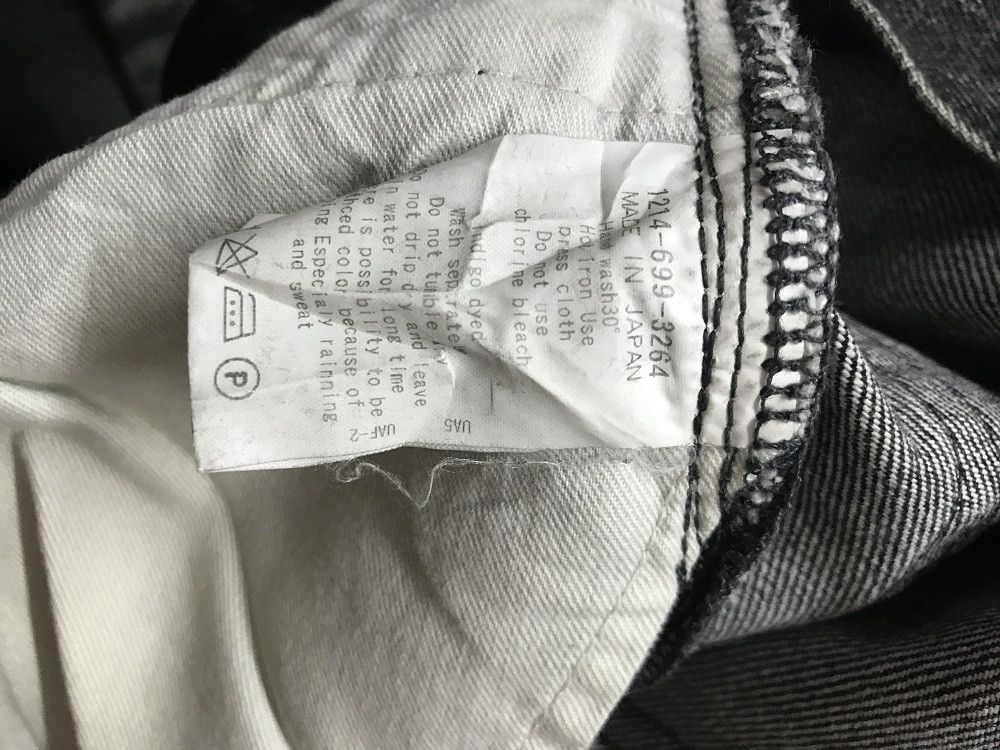 United Arrows UNITED ARROWS x TABLOID NEWS Distressed Charcoal Wash Denim Size US 31 - 22 Thumbnail
