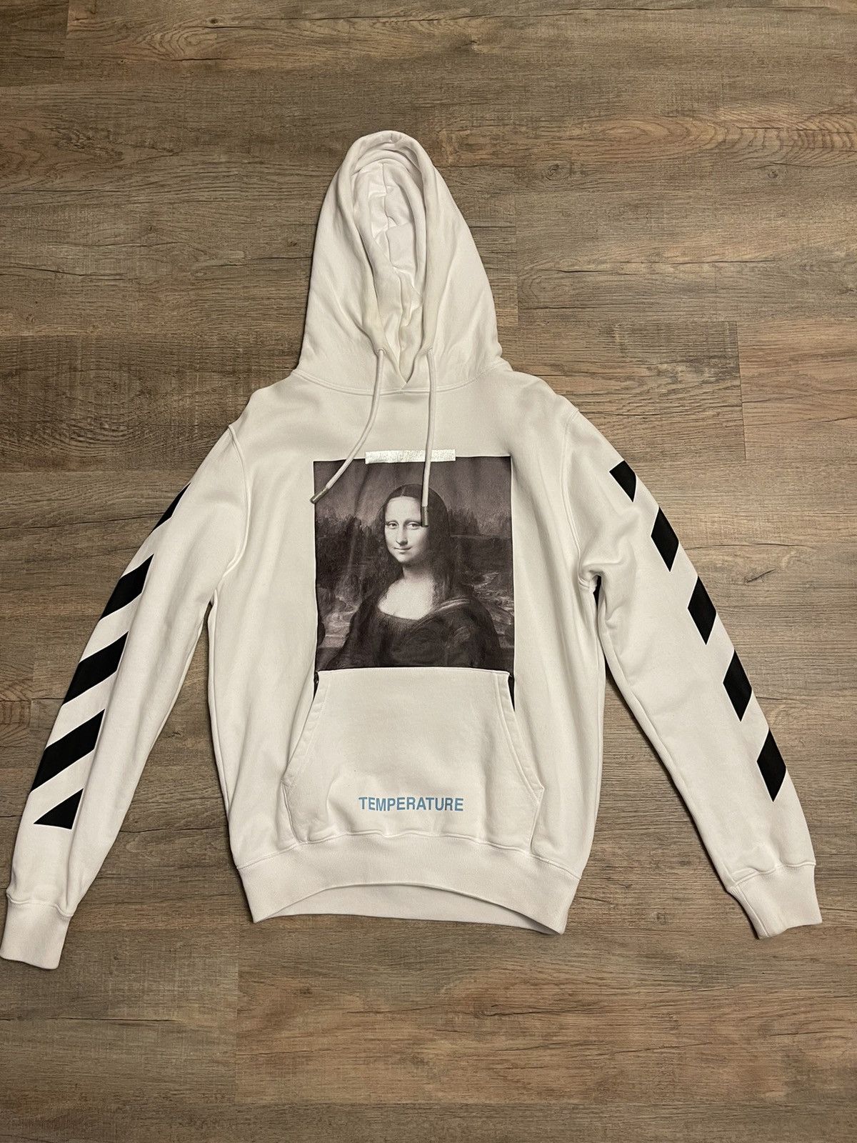 Off white hoodie mona lisa white online