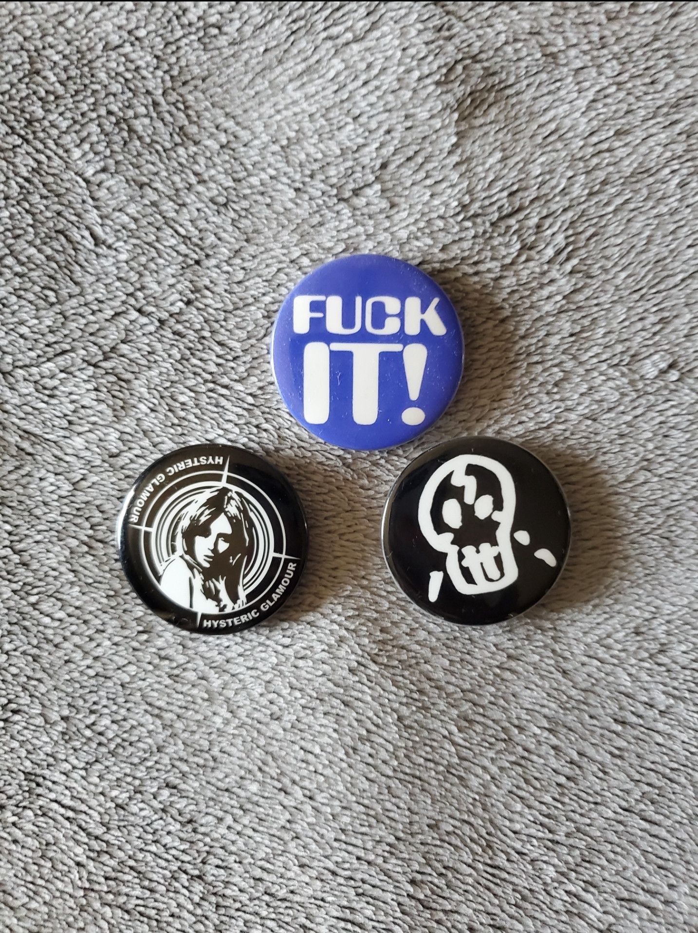 Hysteric Glamour Metal Pins (set of 3)