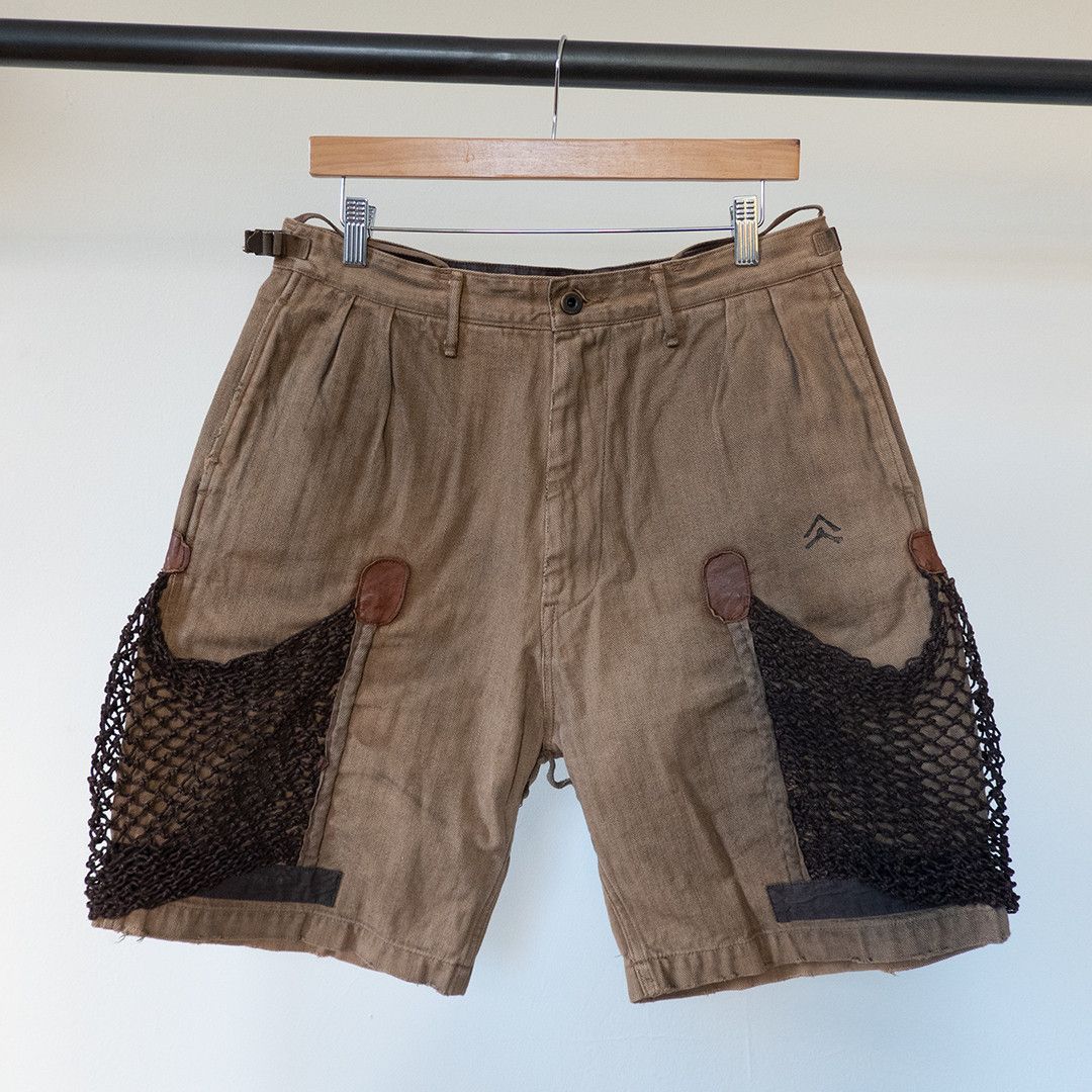 Kapital Cargo Net Shorts Size US 30 / EU 46 - 1 Thumbnail