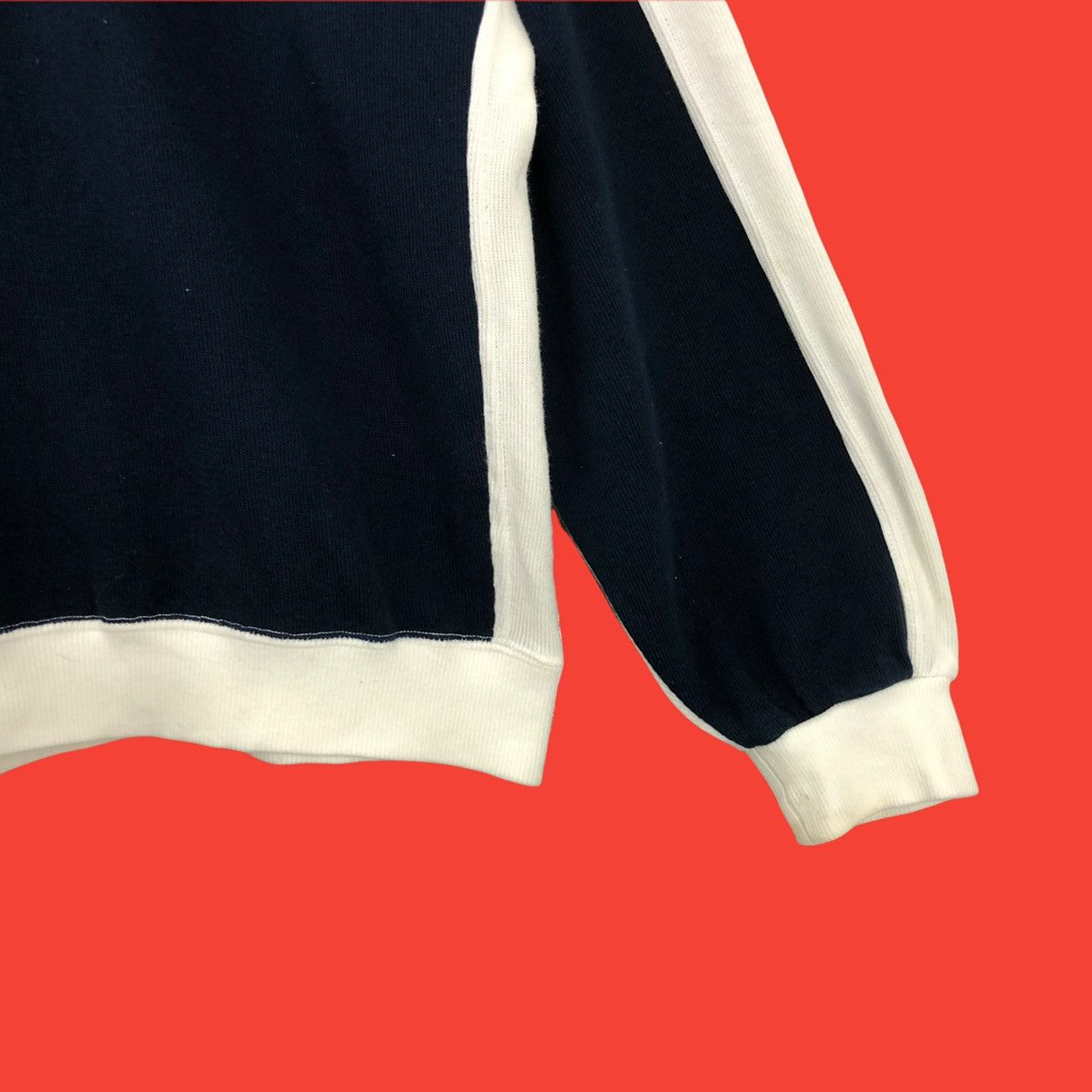 Japanese Brand Vintage Sina Cova Lupo Di Mare Halfzip Sweatshirt Size M Size US M / EU 48-50 / 2 - 7 Thumbnail
