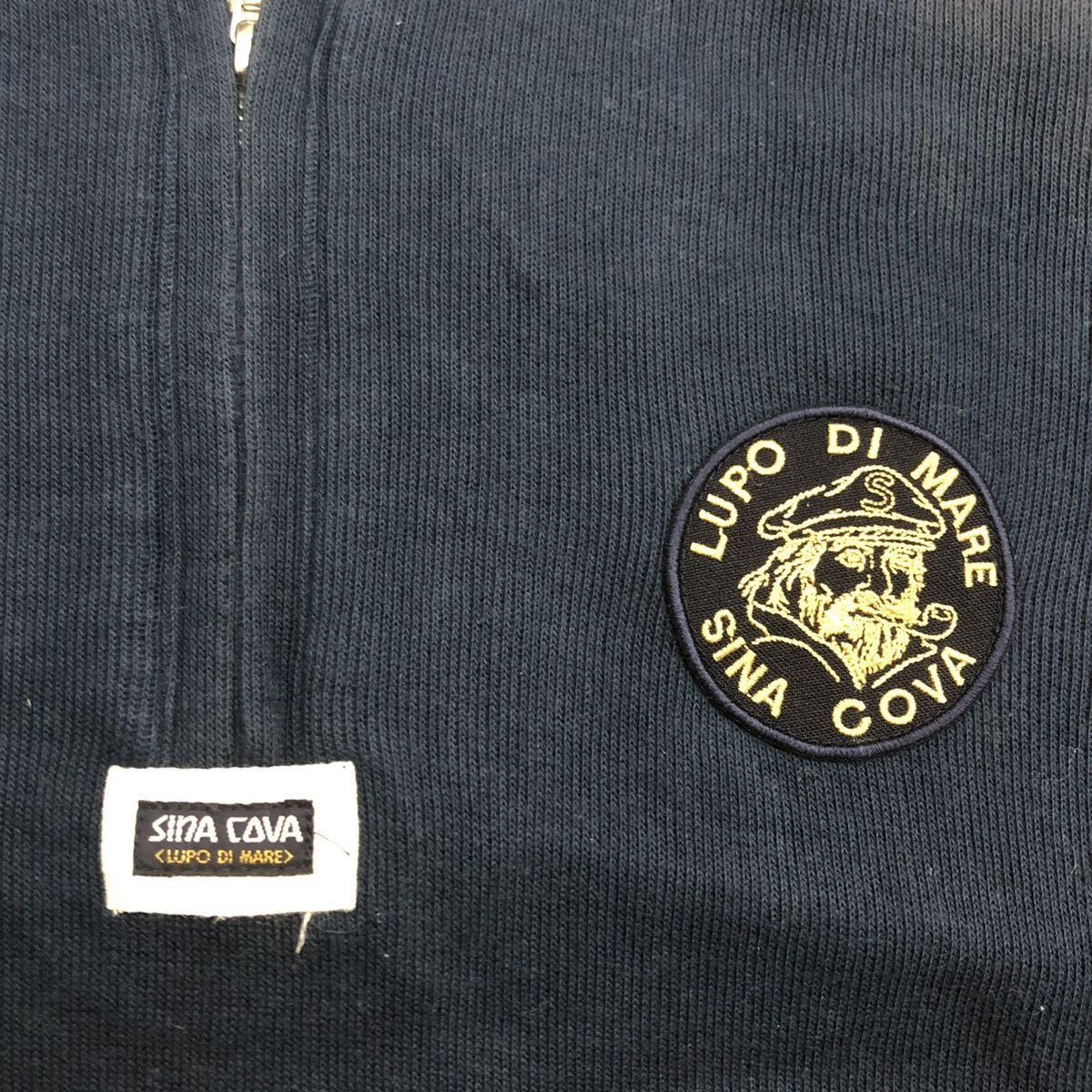 Japanese Brand Vintage Sina Cova Lupo Di Mare Halfzip Sweatshirt Size M Size US M / EU 48-50 / 2 - 4 Thumbnail