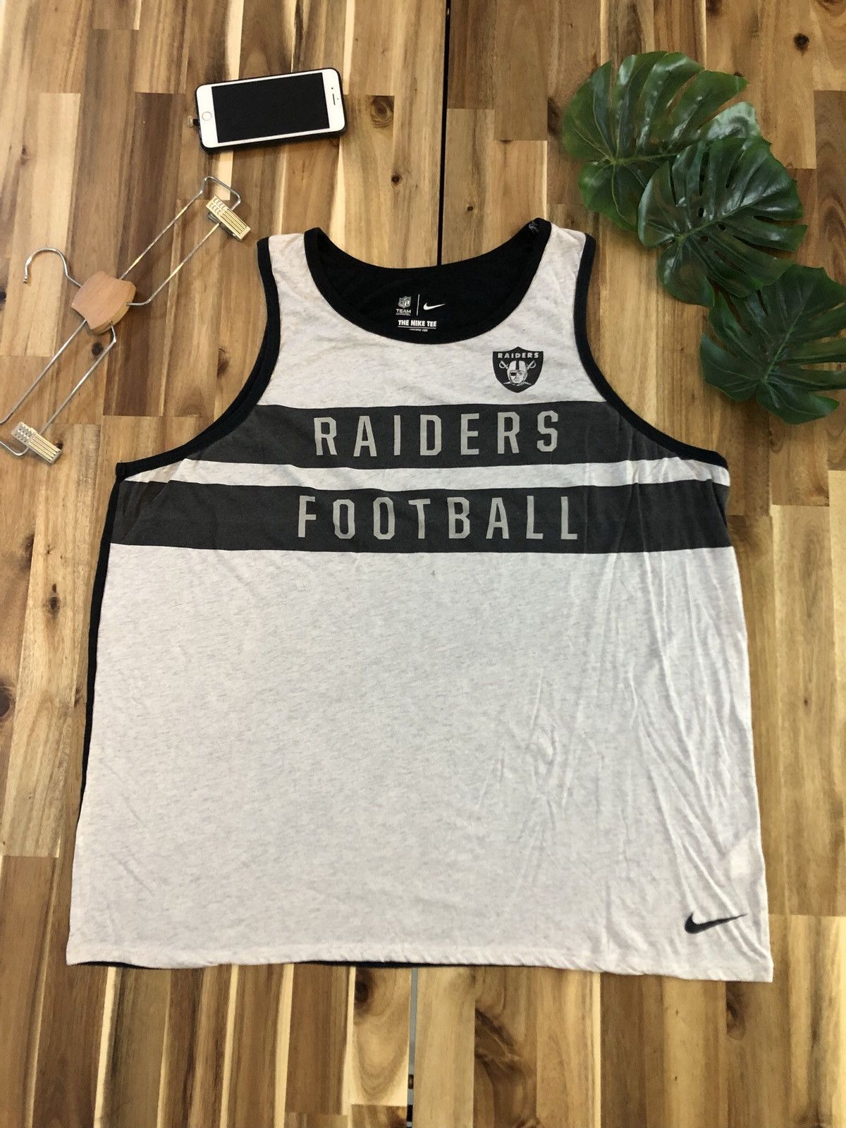 Nike TA2 Raiders Football NFL Tank Top Shirts