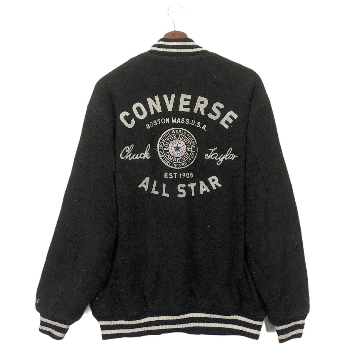 Converse × Vintage Vintage Converse All Stars Sweater Size US L / EU 52-54 / 3 - 1 Thumbnail