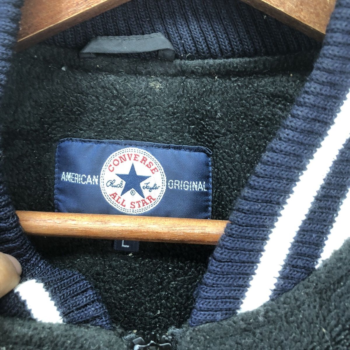 Converse × Vintage Vintage Converse All Stars Sweater Size US L / EU 52-54 / 3 - 7 Thumbnail