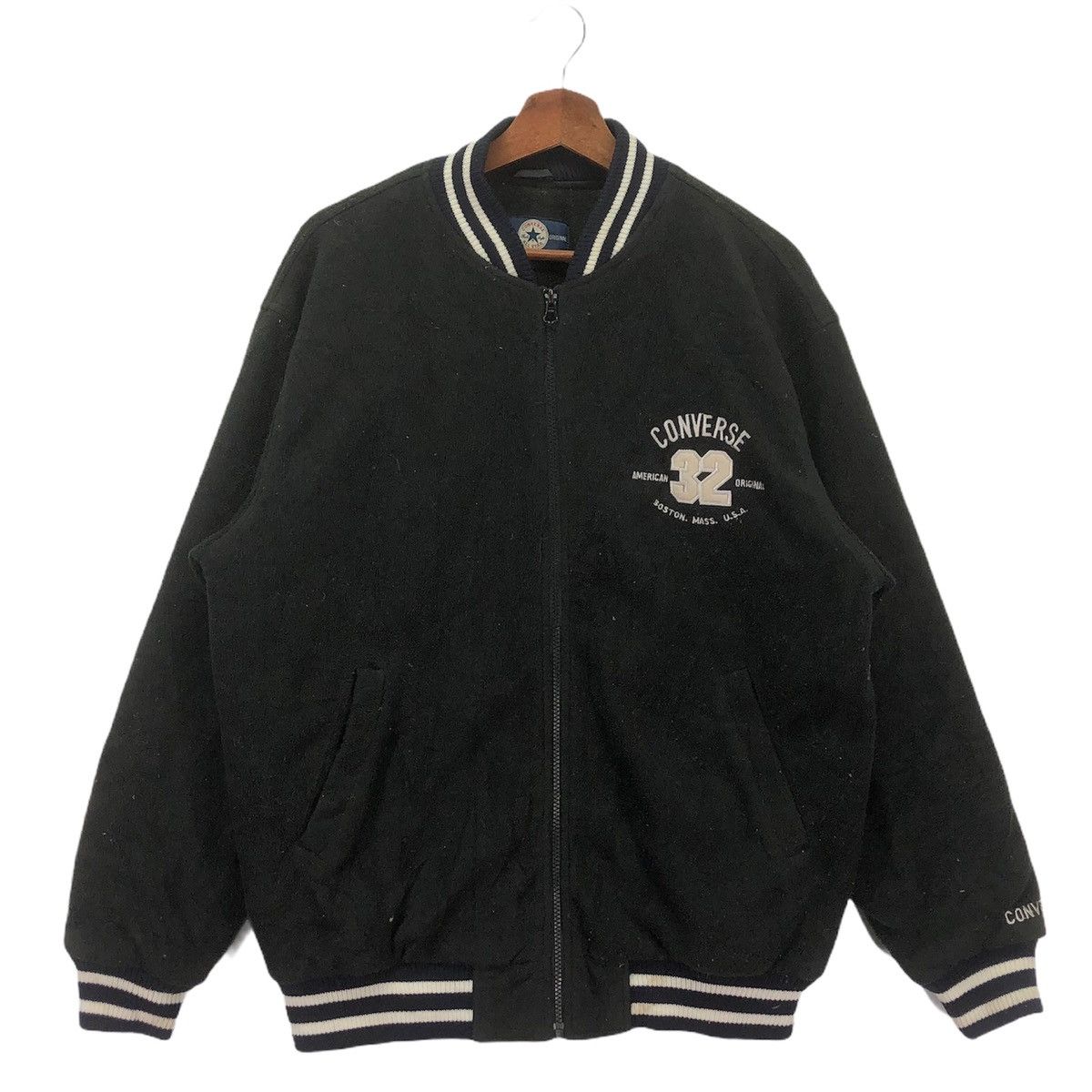 Converse × Vintage Vintage Converse All Stars Sweater Size US L / EU 52-54 / 3 - 3 Thumbnail