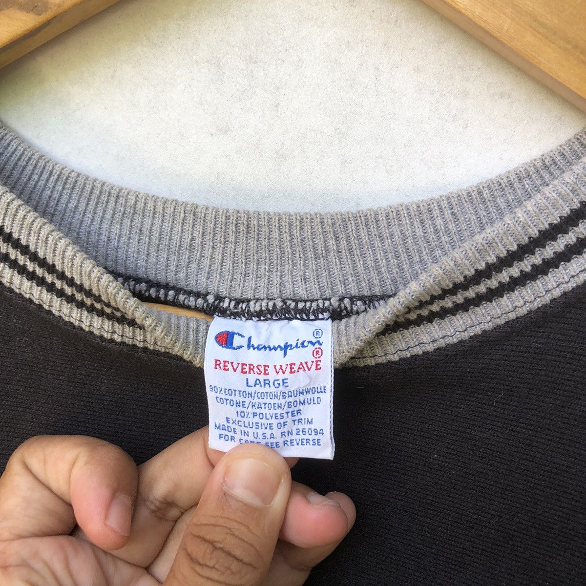 Champion × Vintage Vintage Champion Reverse Weave Crewneck Size US L / EU 52-54 / 3 - 3 Thumbnail