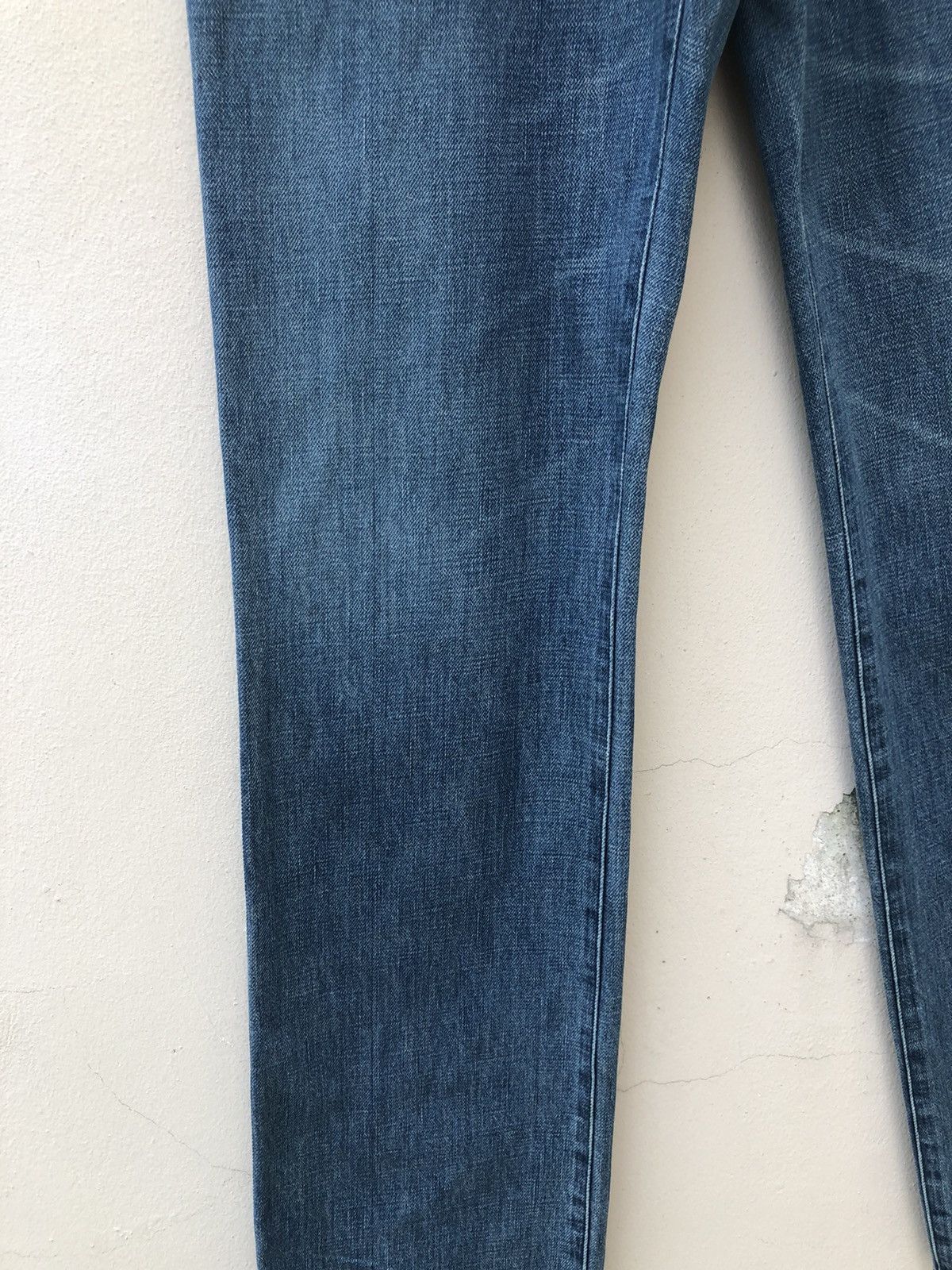 Vintage SMADDY Japan Ripped Printed $ Bill Star Arcuate Denim Jeans Size US 30 / EU 46 - 6 Thumbnail