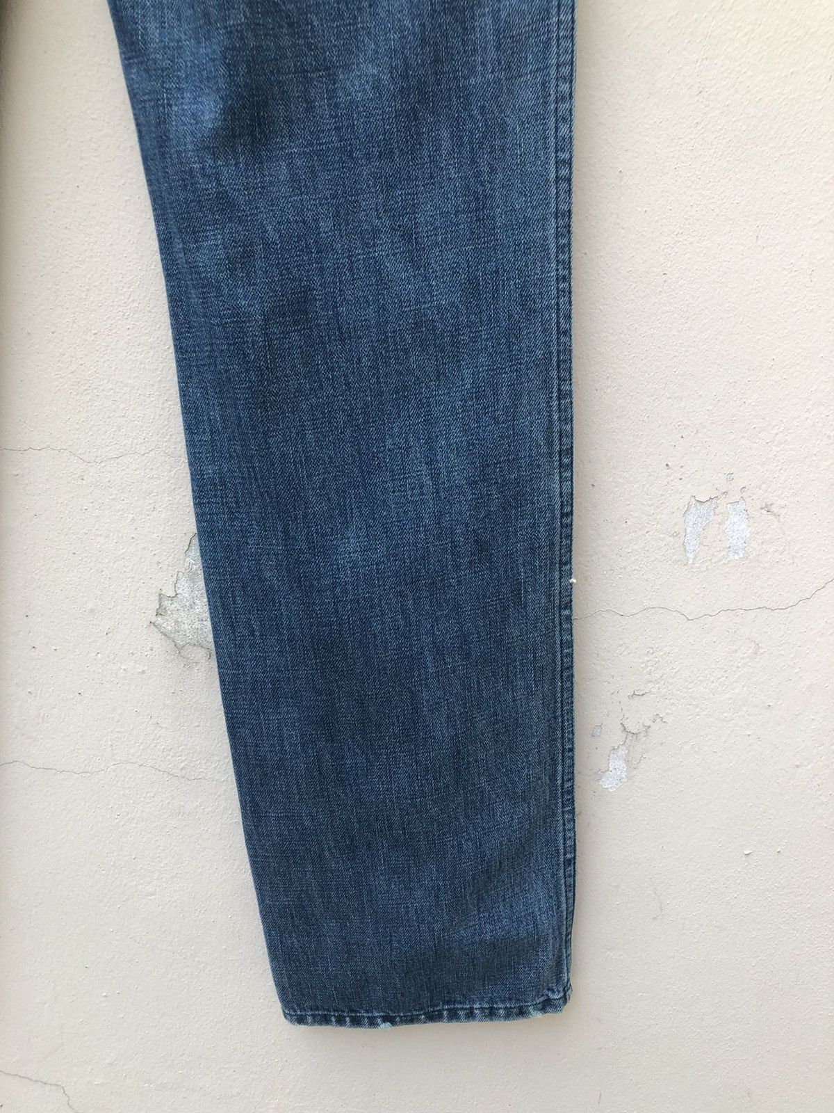 Vintage SMADDY Japan Ripped Printed $ Bill Star Arcuate Denim Jeans Size US 30 / EU 46 - 15 Thumbnail