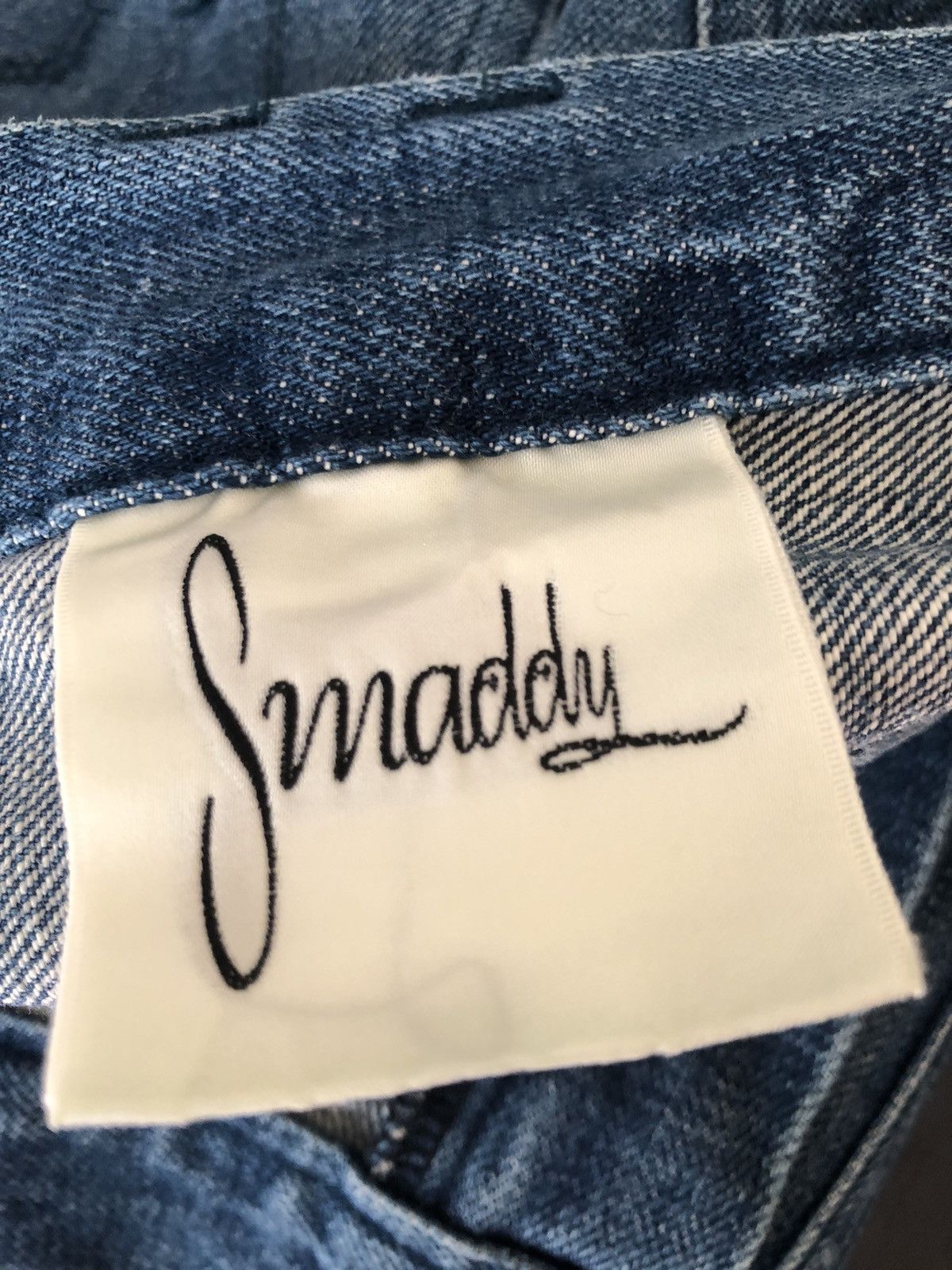 Vintage SMADDY Japan Ripped Printed $ Bill Star Arcuate Denim Jeans Size US 30 / EU 46 - 17 Thumbnail
