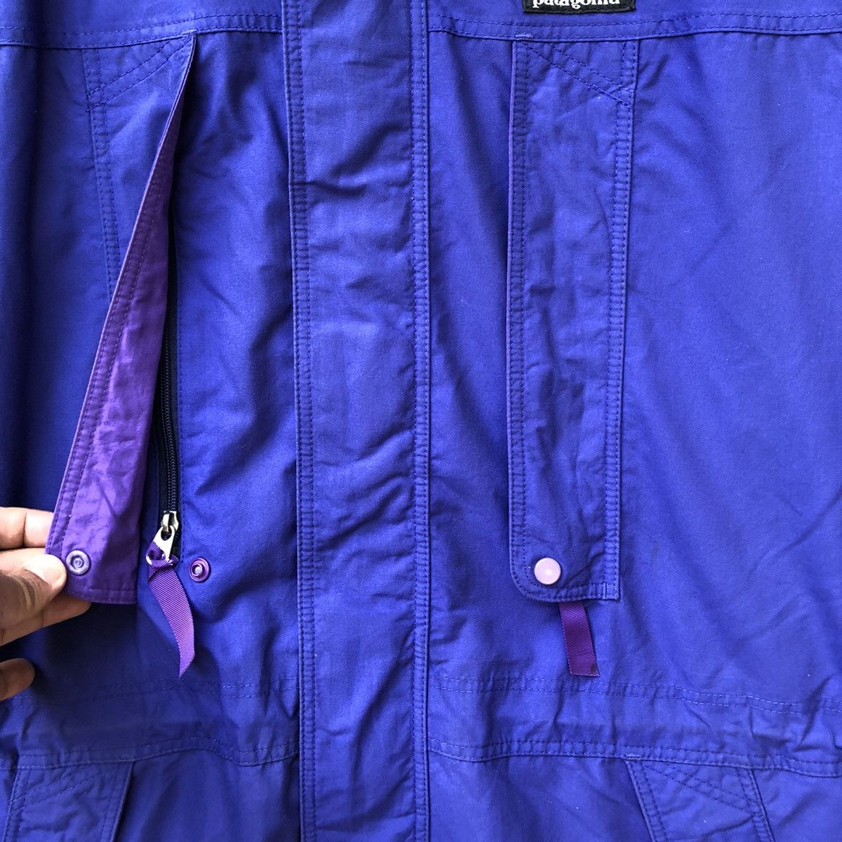 Patagonia × Sports Specialties × Vintage Vintage 90s Patagonia Outdoor Hunting Light Jacket Zipped Size US L / EU 52-54 / 3 - 5 Thumbnail
