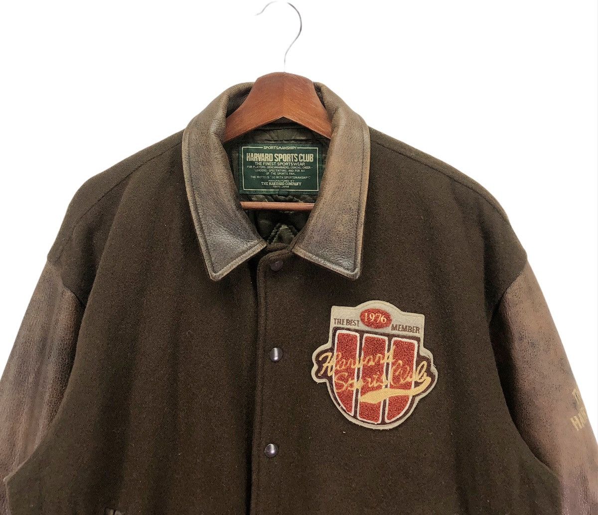 Other Vintage Harvard University Leather Varsity Jacket Size US L / EU 52-54 / 3 - 5 Thumbnail