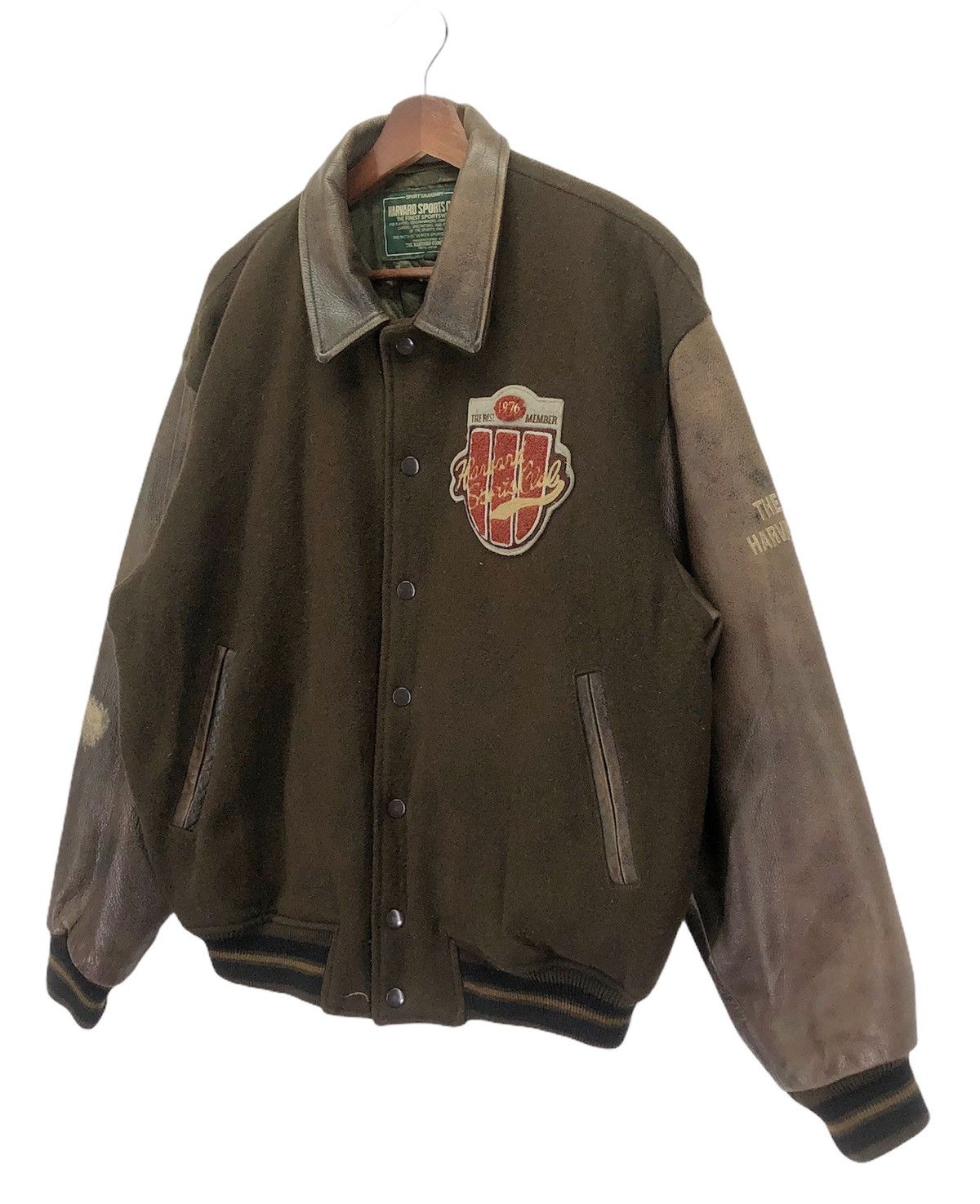 Other Vintage Harvard University Leather Varsity Jacket Size US L / EU 52-54 / 3 - 4 Thumbnail