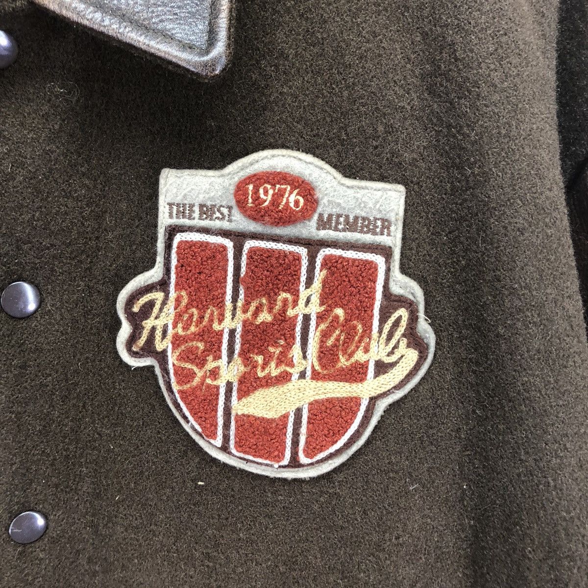 Other Vintage Harvard University Leather Varsity Jacket Size US L / EU 52-54 / 3 - 6 Thumbnail