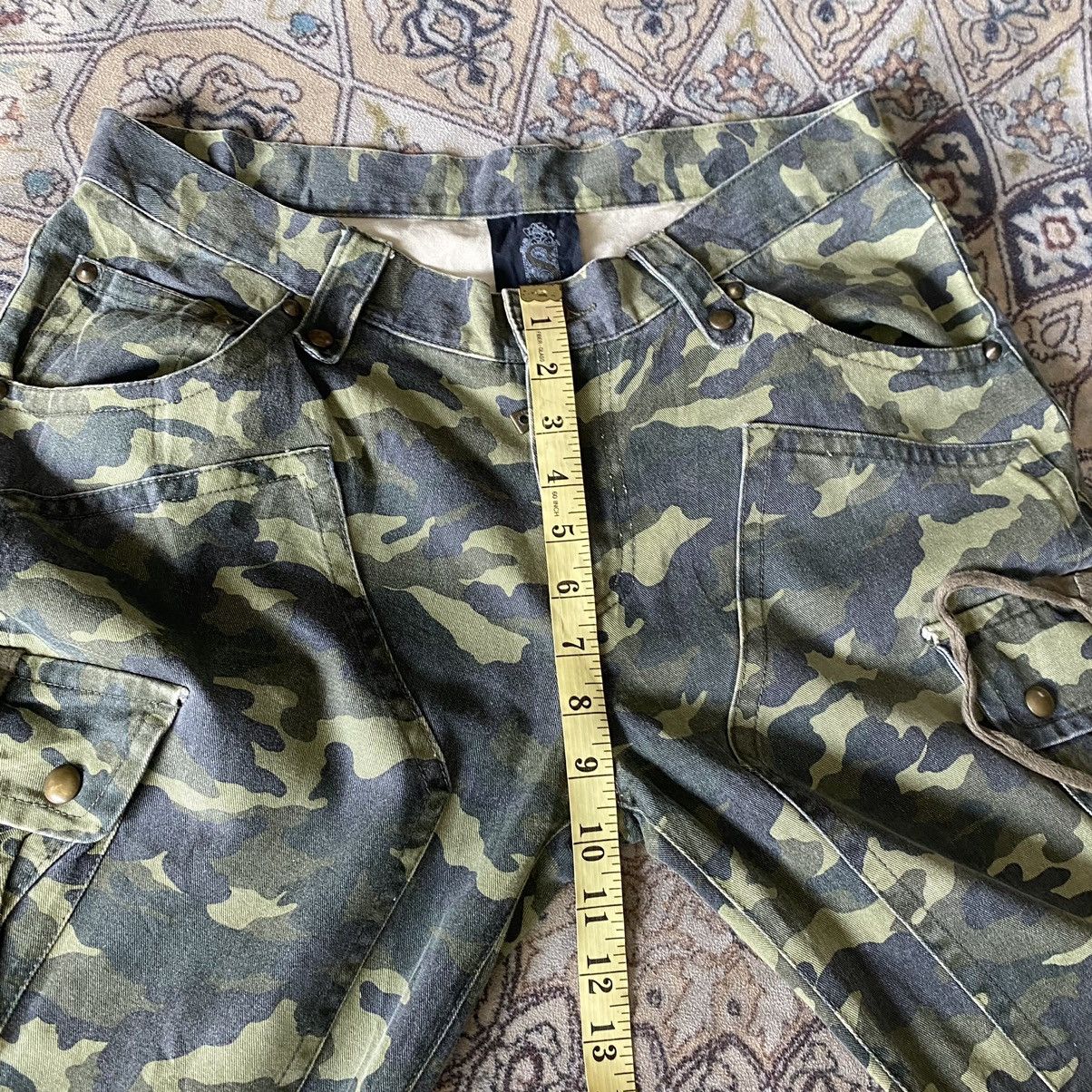 Japanese Brand Semantic Design Cargo Pants Double knee Camo Size US 33 - 23 Thumbnail