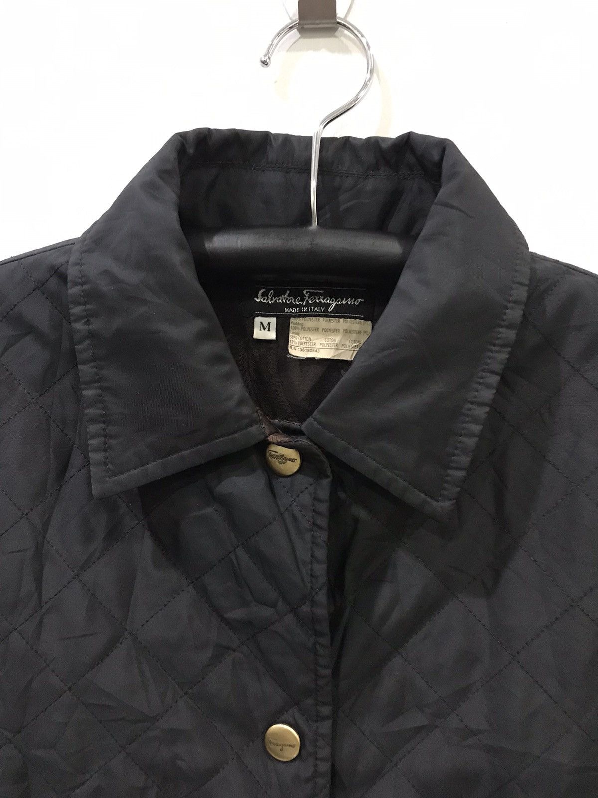 Salvatore Ferragamo WOMEN!!! Light Quilted Jacket Size M / US 6-8 / IT 42-44 - 2 Thumbnail