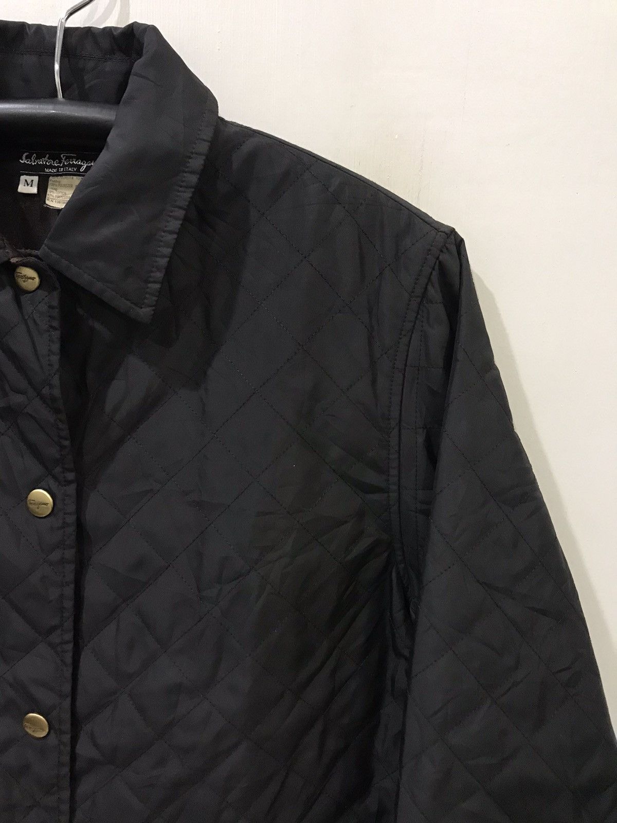 Salvatore Ferragamo WOMEN!!! Light Quilted Jacket Size M / US 6-8 / IT 42-44 - 4 Thumbnail