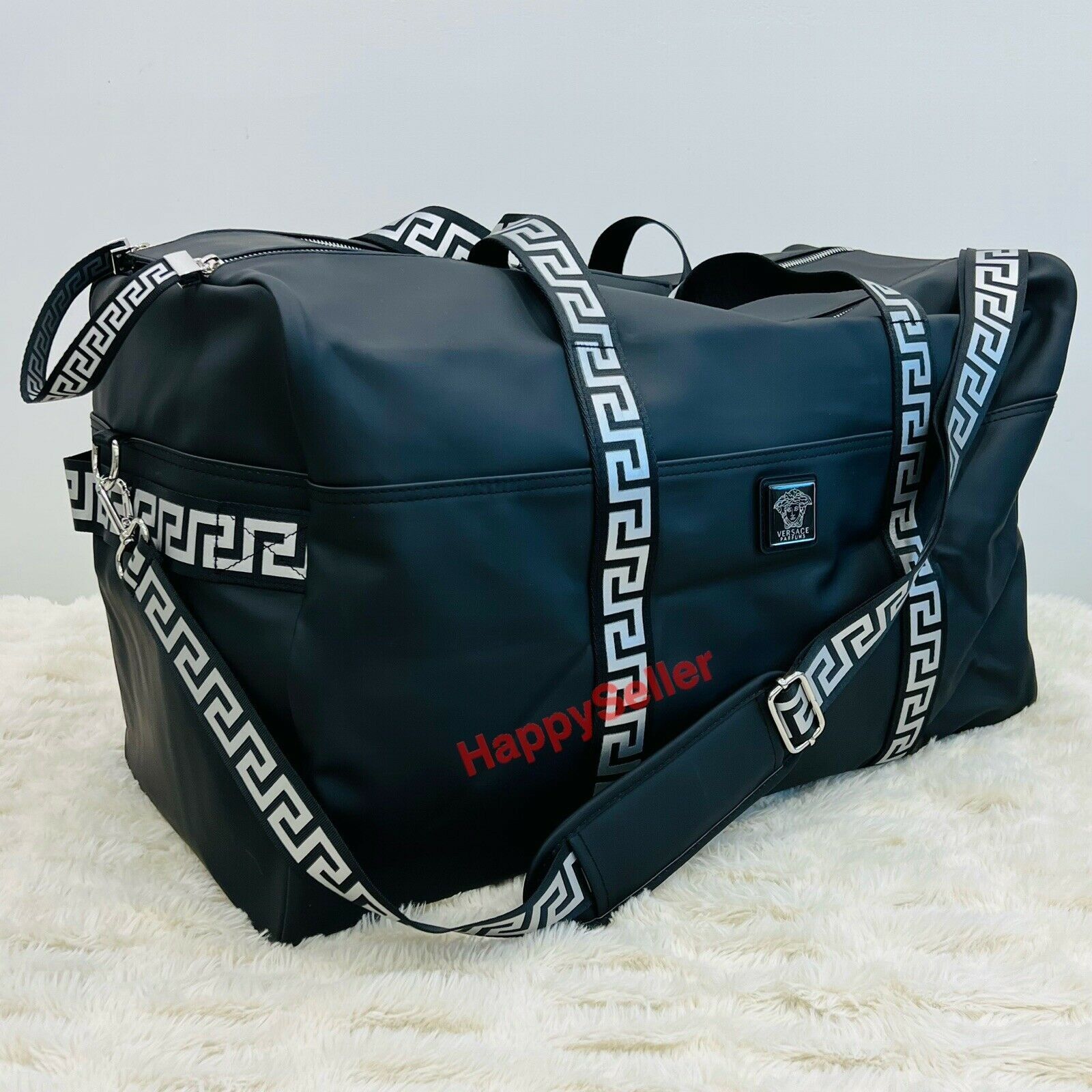 Versace Versace Duffel Bag Gym Weekender Traveler Bag 